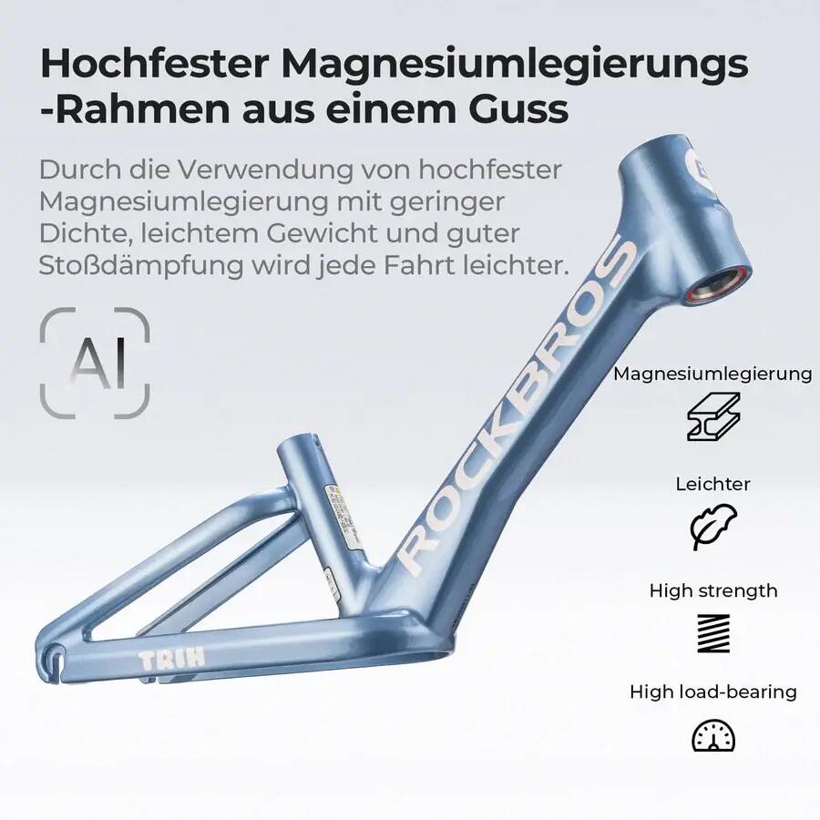 TRIH Kinder-Laufrad 12 Zoll Magnesium – leicht & höhenverstellbar für 2-6 Jahre 4/7