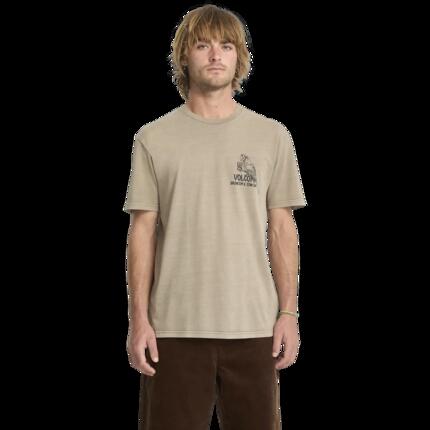 T-shirt - Skate - Homme - Imprimé vintage Liquor Locker - Marron