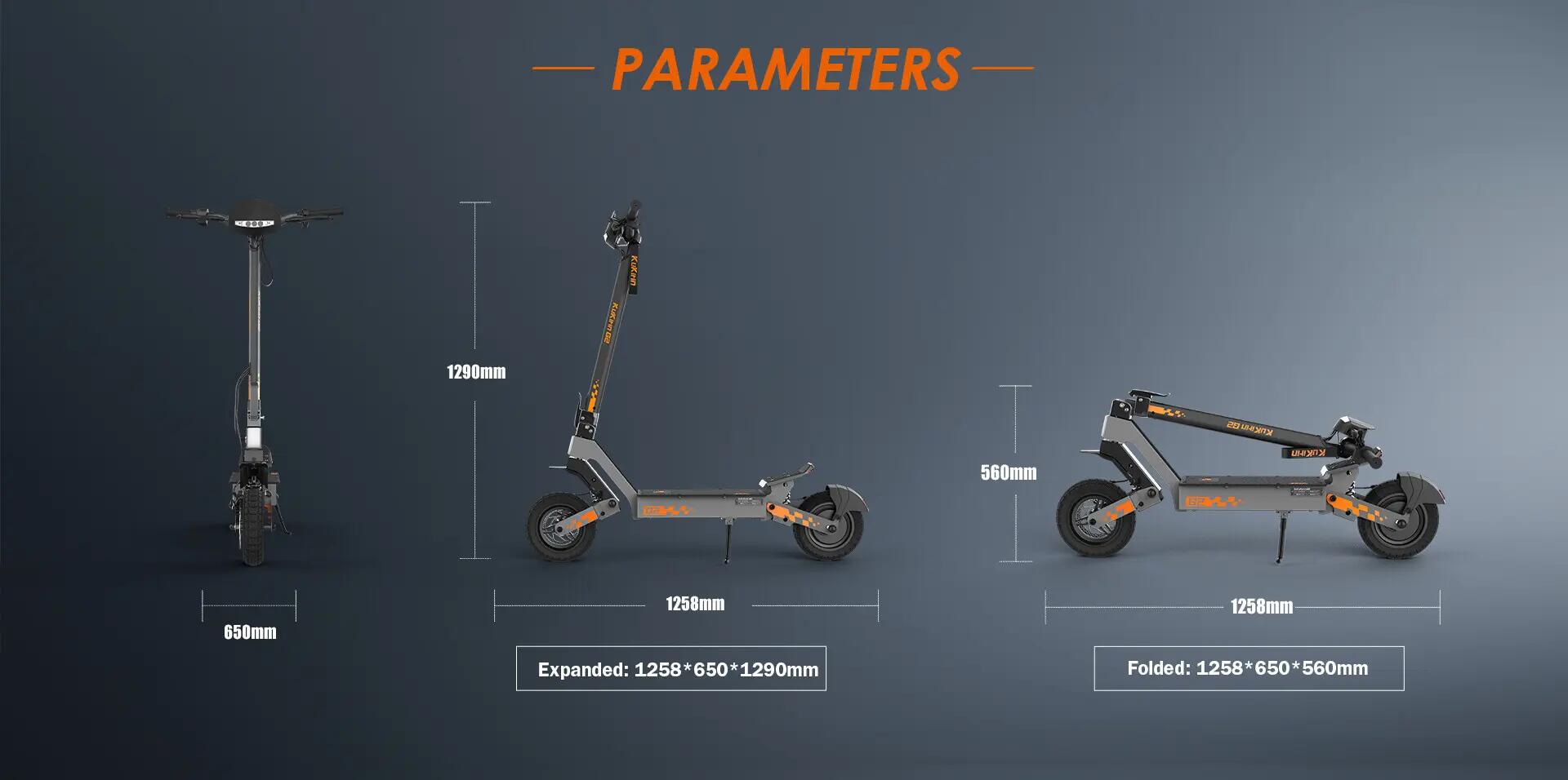 Trottinette électrique Kukirin G2 800W 48V pliable 13/13