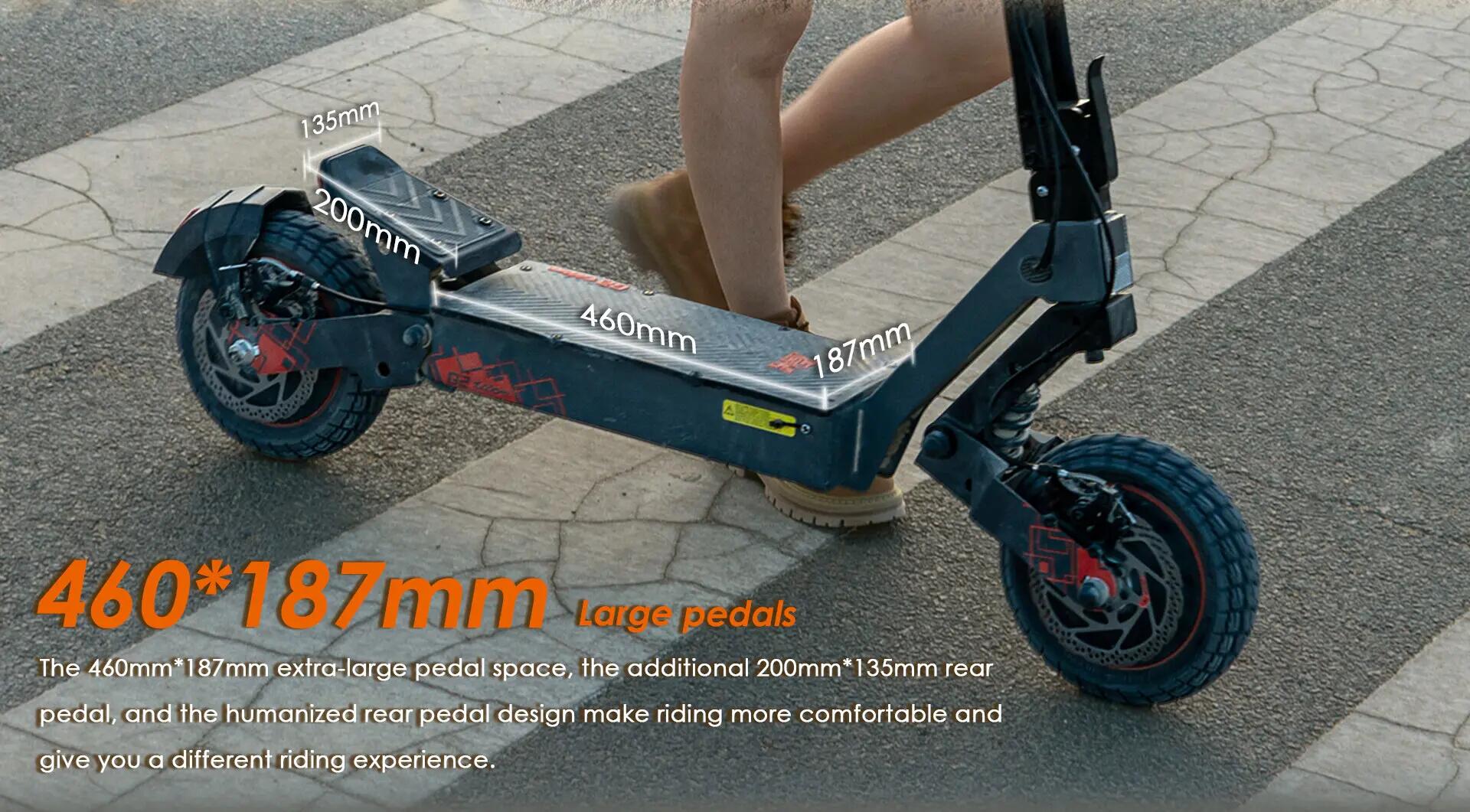 Trottinette électrique Kukirin G2 Ultra 2 × 800W 48V pliable 11/12