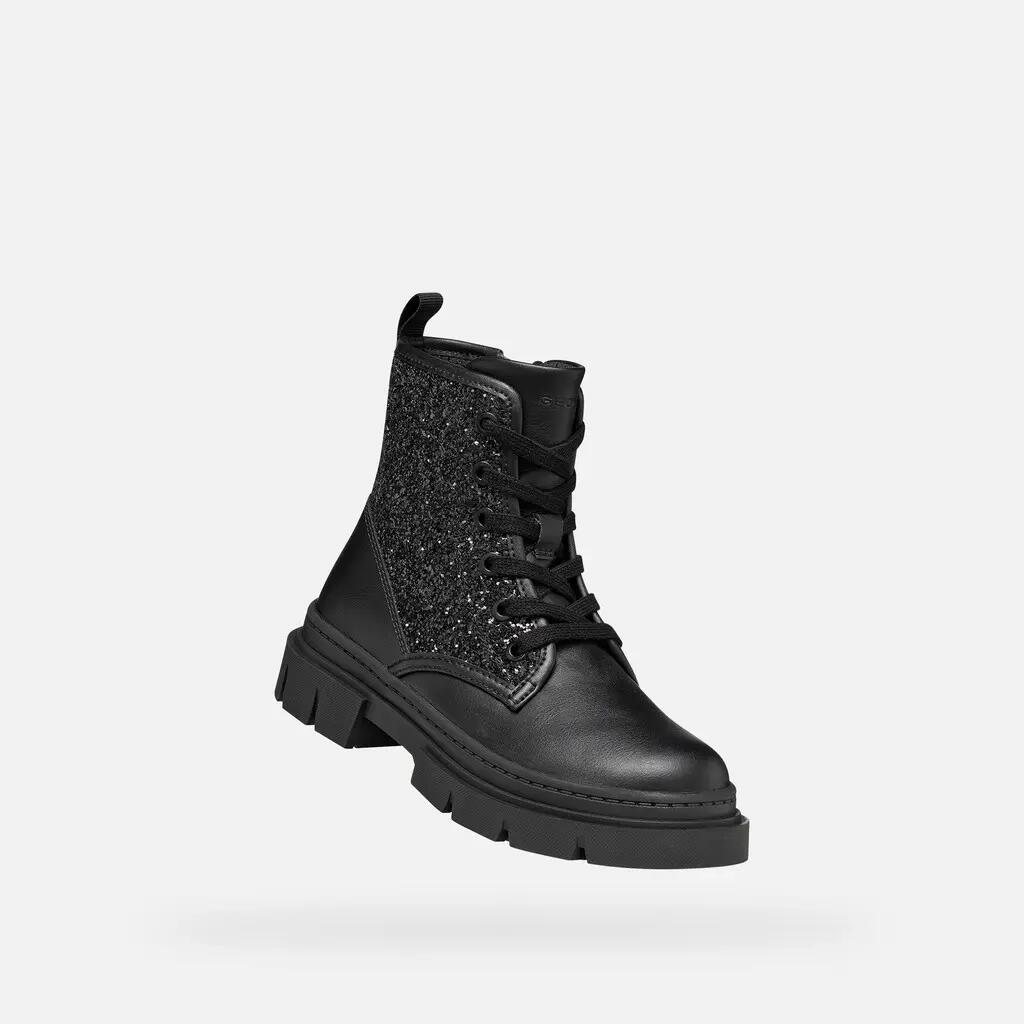 Bottines Fille J KARSYN GIRL Noir 6/7