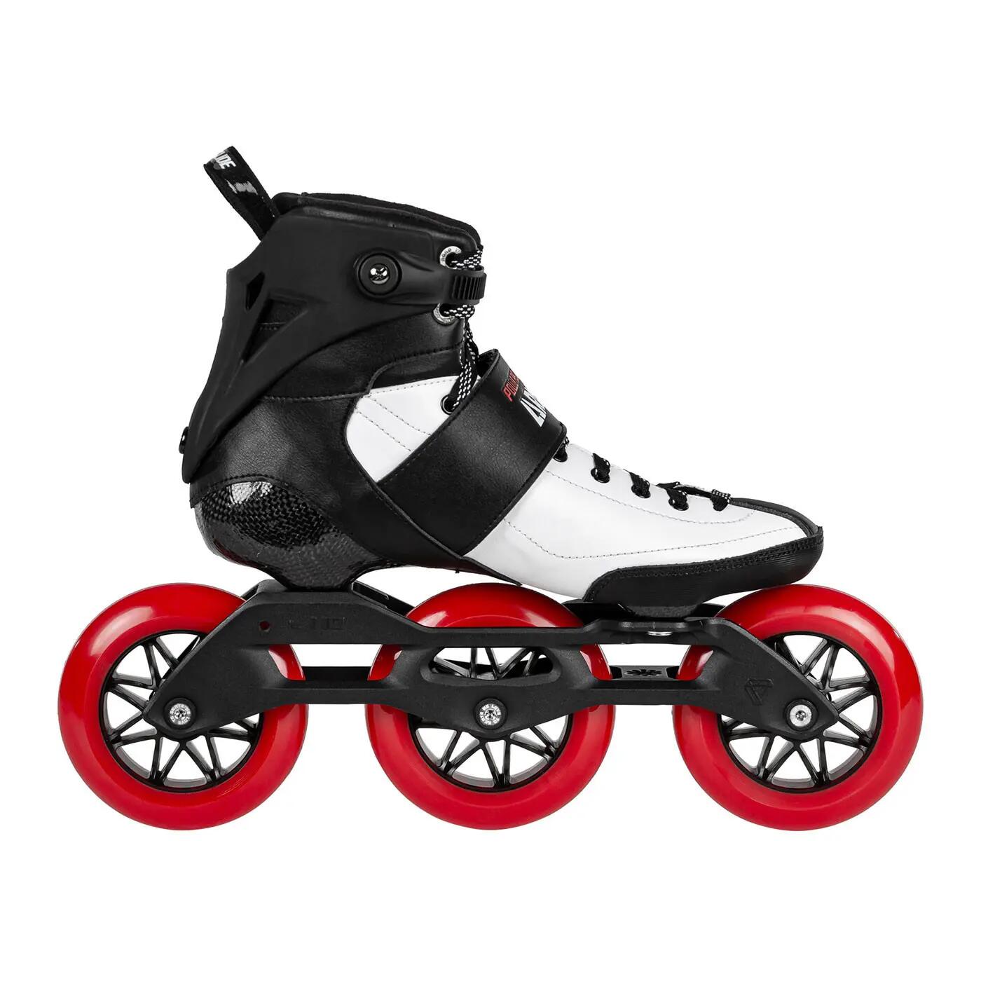 POWERSLIDE Roller Vitesse Arise RD Noir Blanc Rouge 2/6