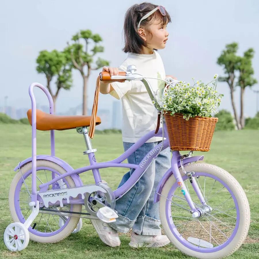 LEVO Kinderfahrrad 16 Zoll mit Riemenantrieb & Stützrädern – für 100-135 cm 2/7