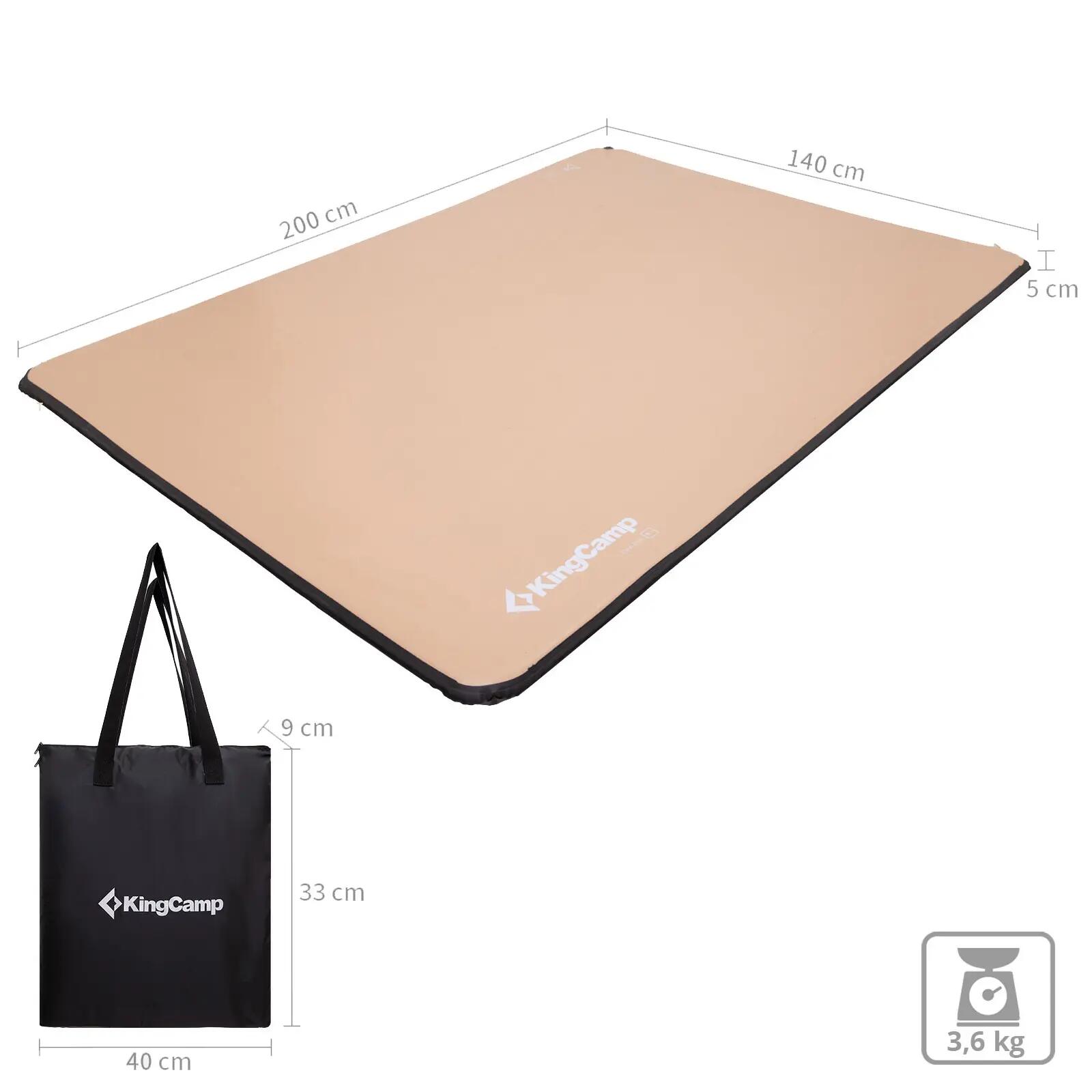 Camping Luftbett Cloud Rest Double Matte Doppel Isomatte Leicht 3,6 kg 2/7