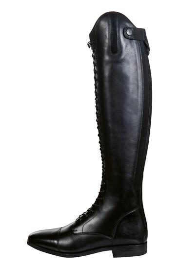 Lange Leder Reitstiefel Damen HKM Elegant Lace