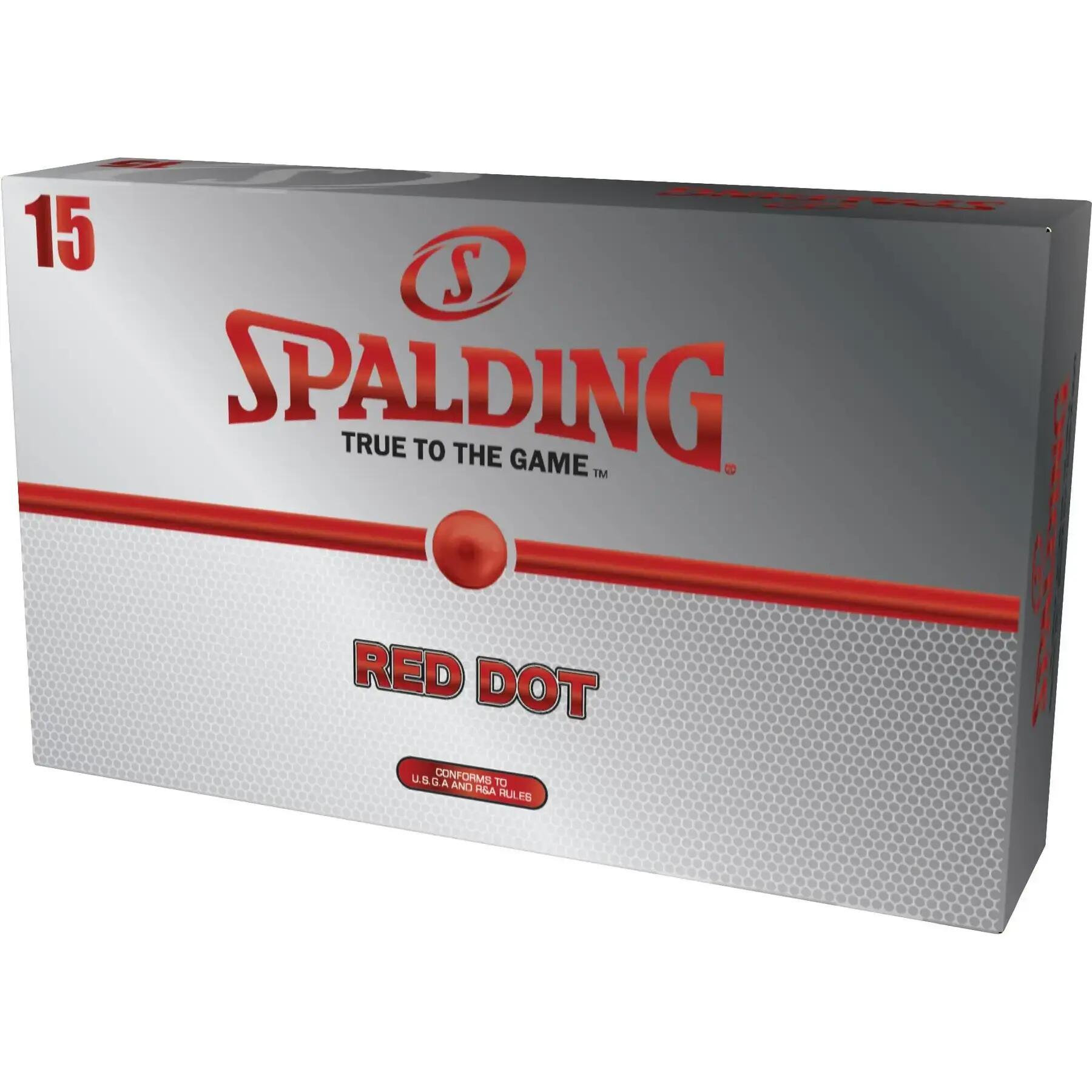 Golfbälle Spalding Red Dot (x15) 3/3
