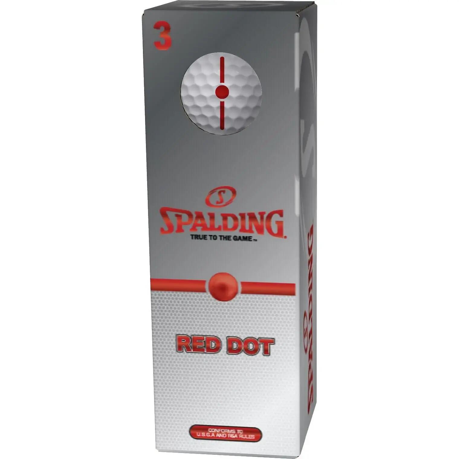 Golfbälle Spalding Red Dot (x15) 2/3