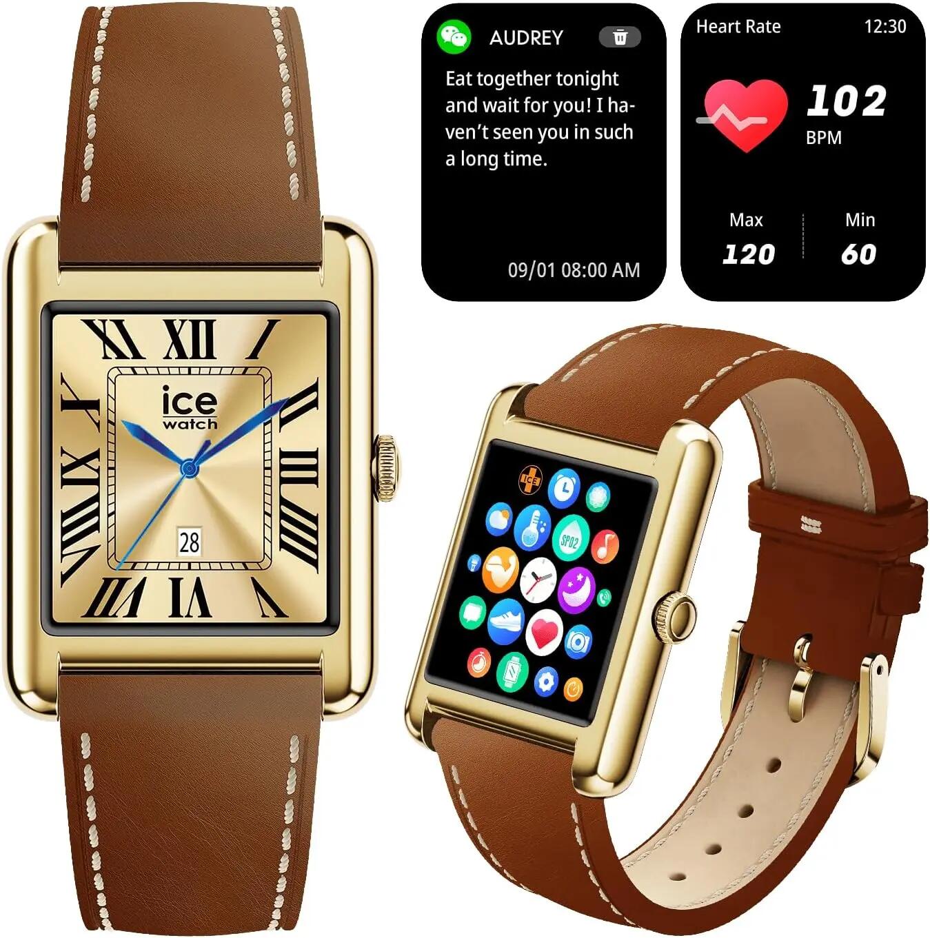 Ice Watch Digital Montre Marron/Doré 025619 4/5