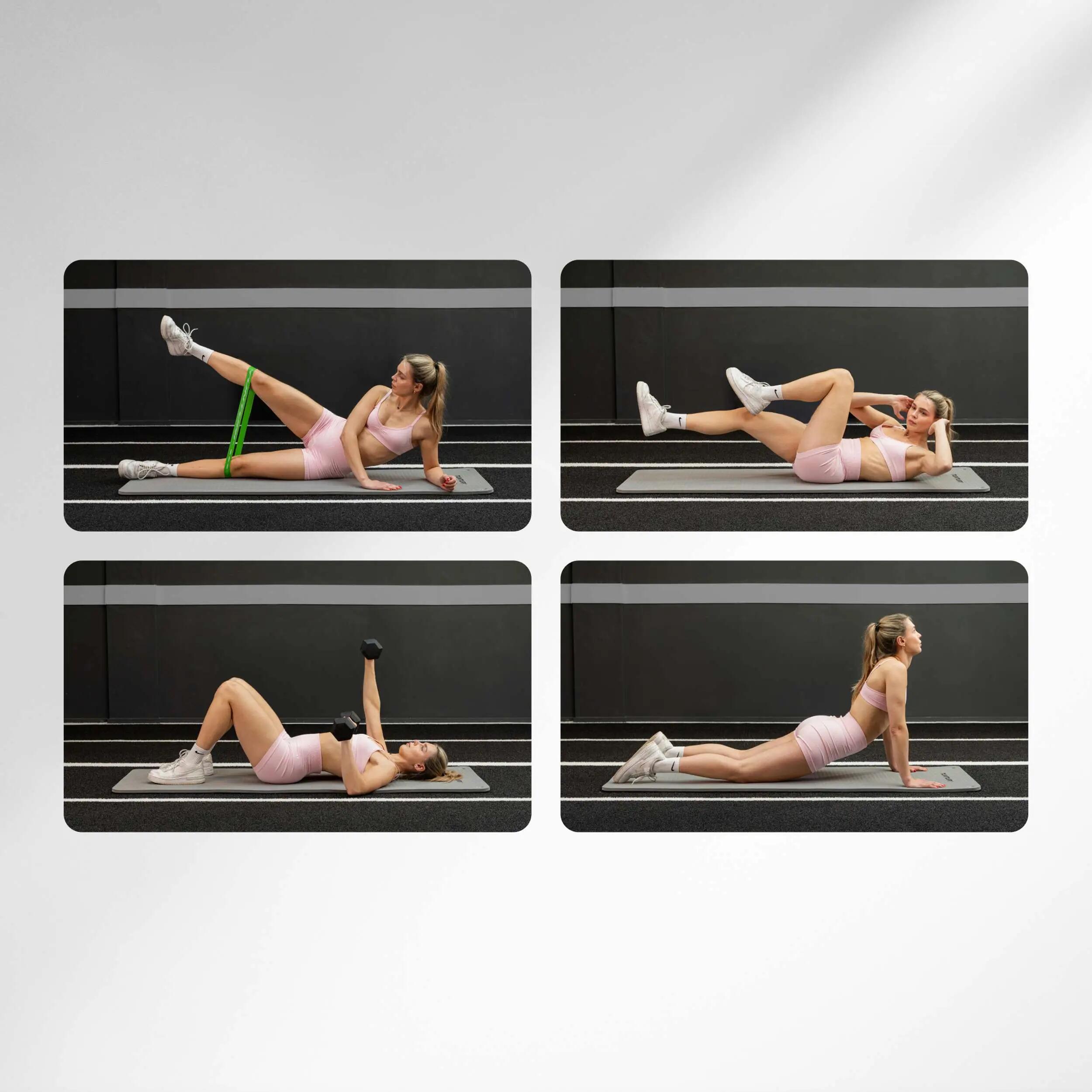 Platinum Tapis Fitness EVA 180 cm - 15 mm - Gris 5/7