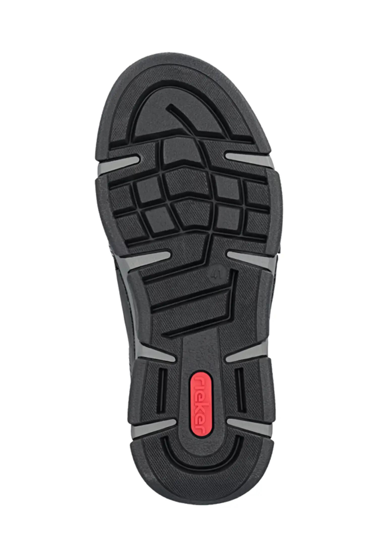 Rieker Herren Slipper  Halbschuhe Leder Komfort 15950-00 Black 5/5