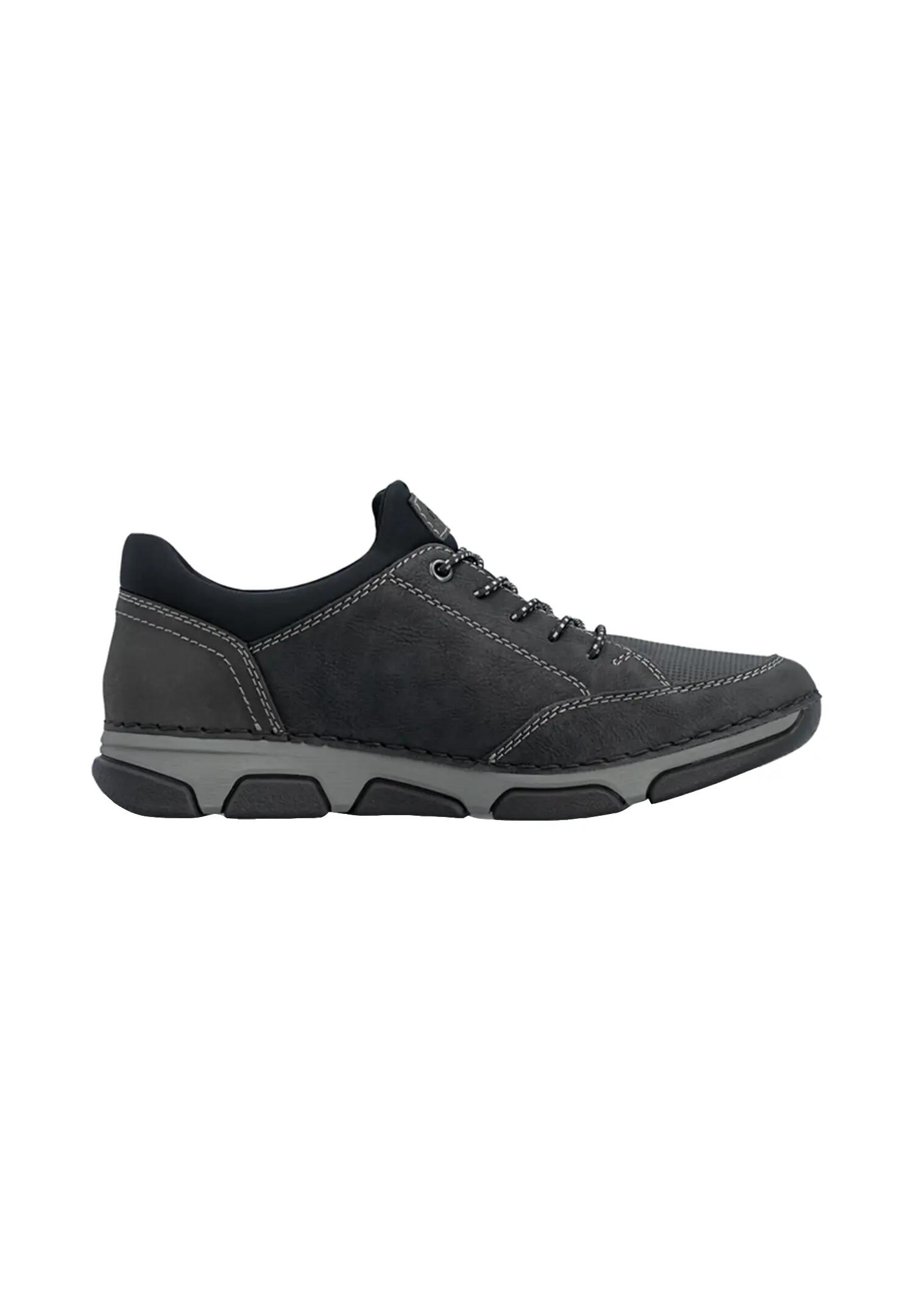 Rieker Herren Slipper  Halbschuhe Leder Komfort 15950-00 Black 2/5