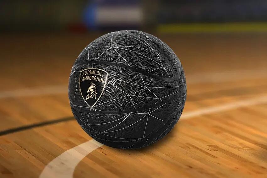 Balón de baloncesto callejero Lamborghini LBB31-7 negro, talla 7 3/6