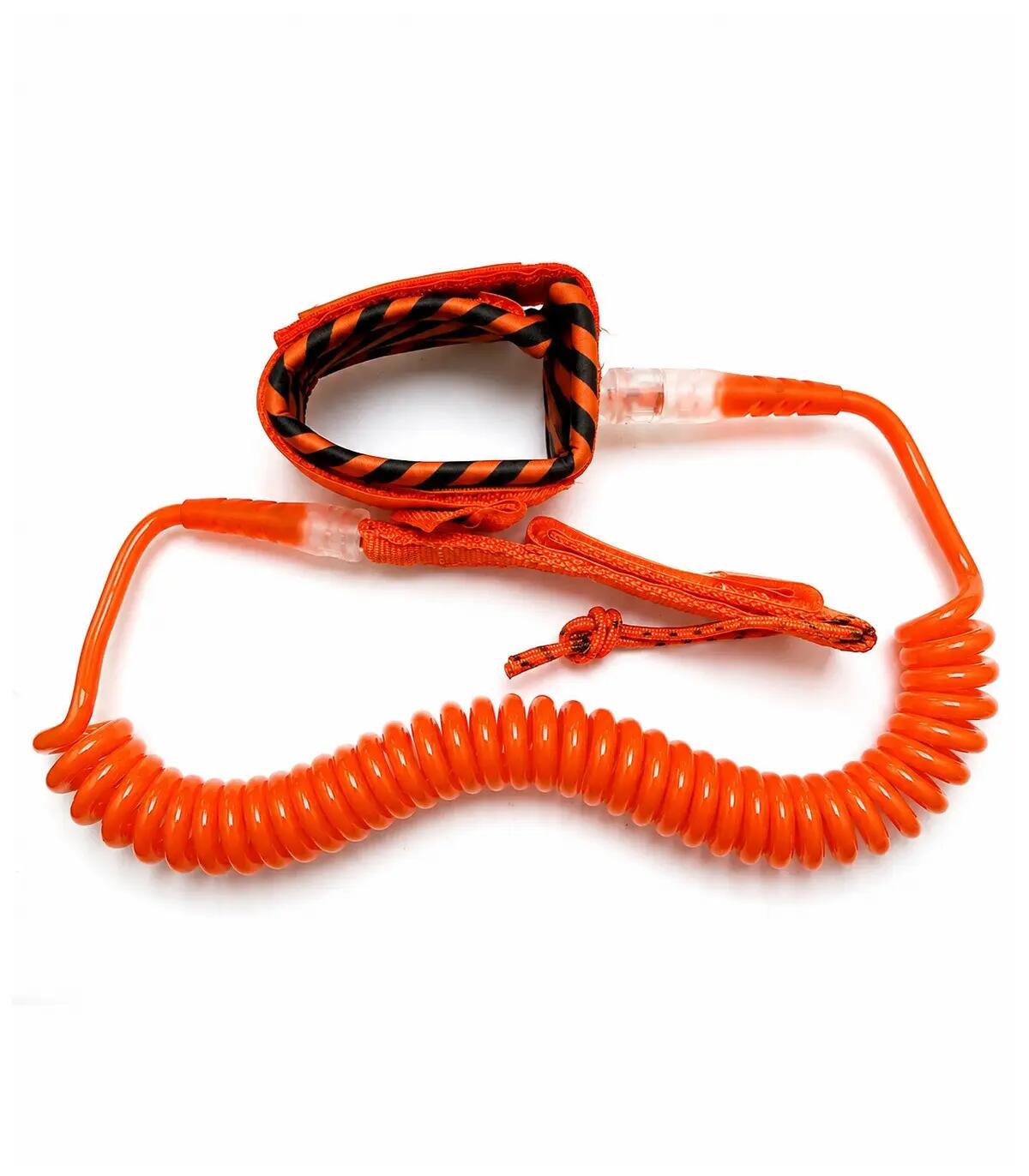 Leash SUP Sécurité Stand Up Paddle – Attache Cheville KOL Orange 3/3