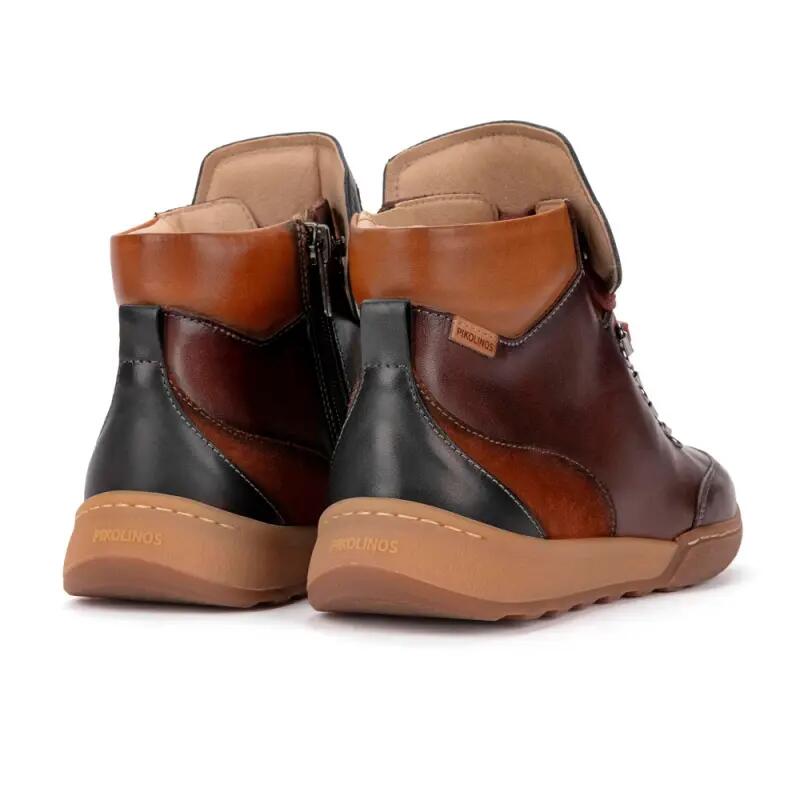 Botines Planos Mujer Pikolinos W7c-8582 Marrón 2/4