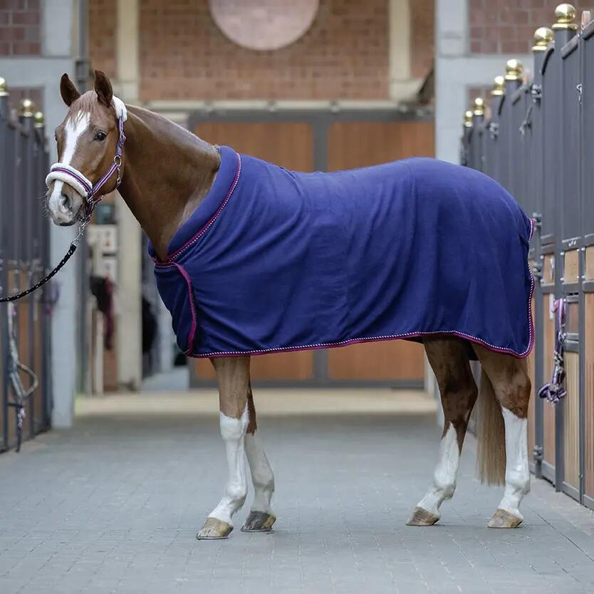 Coperta asciugante per cavallo con collo HKM Extra 3/4