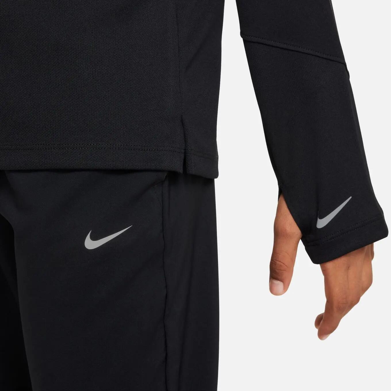 Nike Dri-Fit Multi UV 1/2 Zip Top Nero Ragazzo 4/5