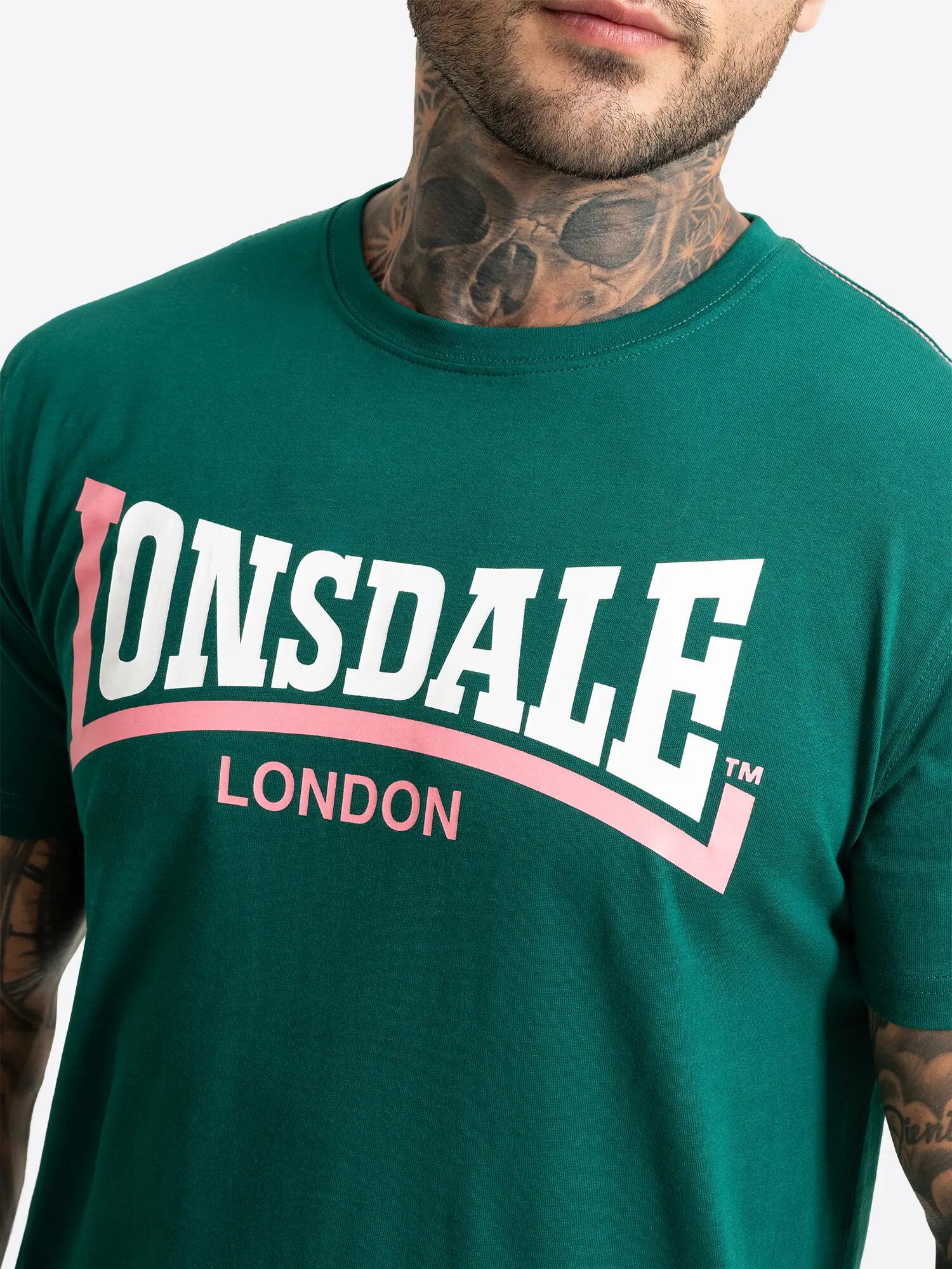 LONSDALE Herren T-Shirt normale Passform TWO TONE 6/6