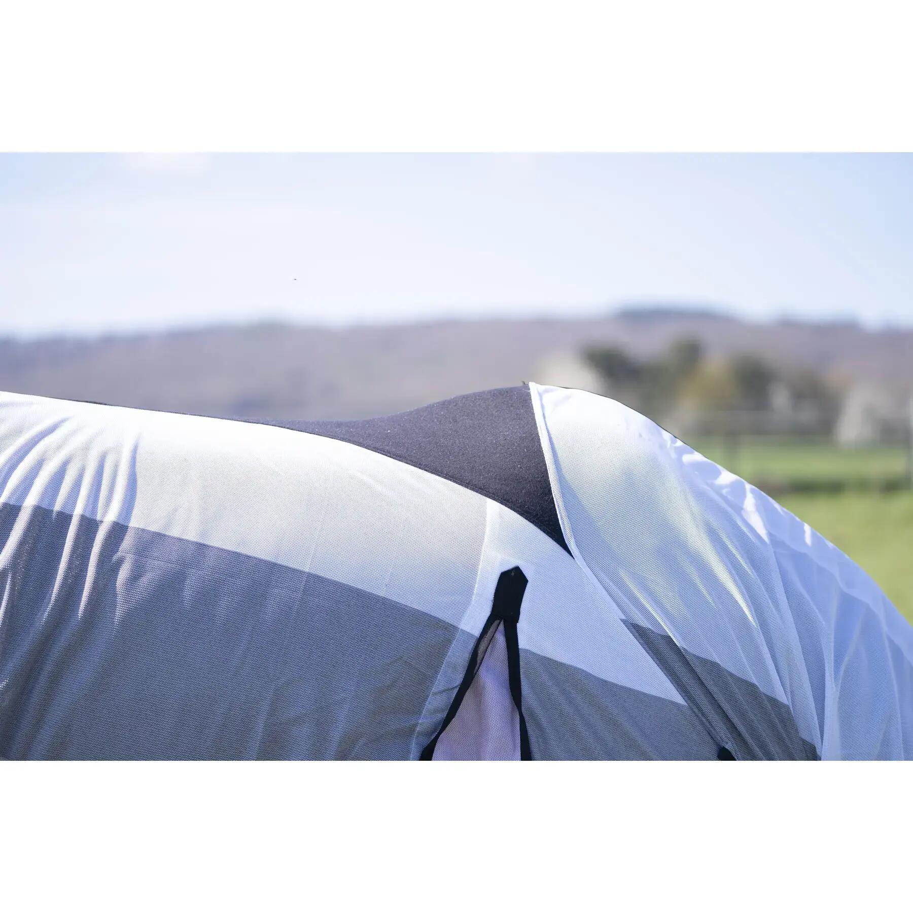 Manta de mosca de cavalo com cobertura de pescoço HKM Strong 3/4