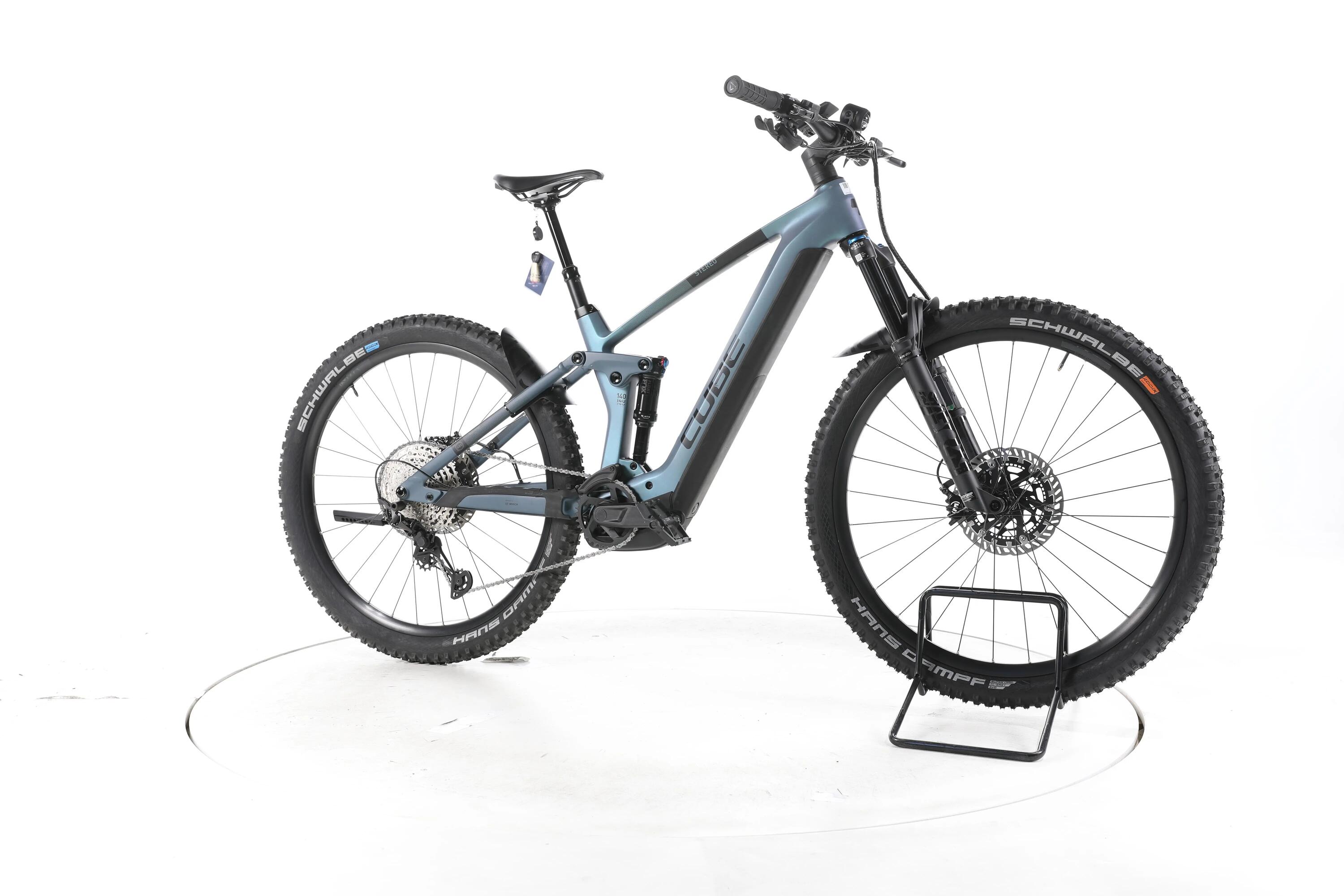 Second Life - Cube Stereo Hybrid 140 HPC ABS E-Bike Carbon  - Bardzo dobry stan 2/7