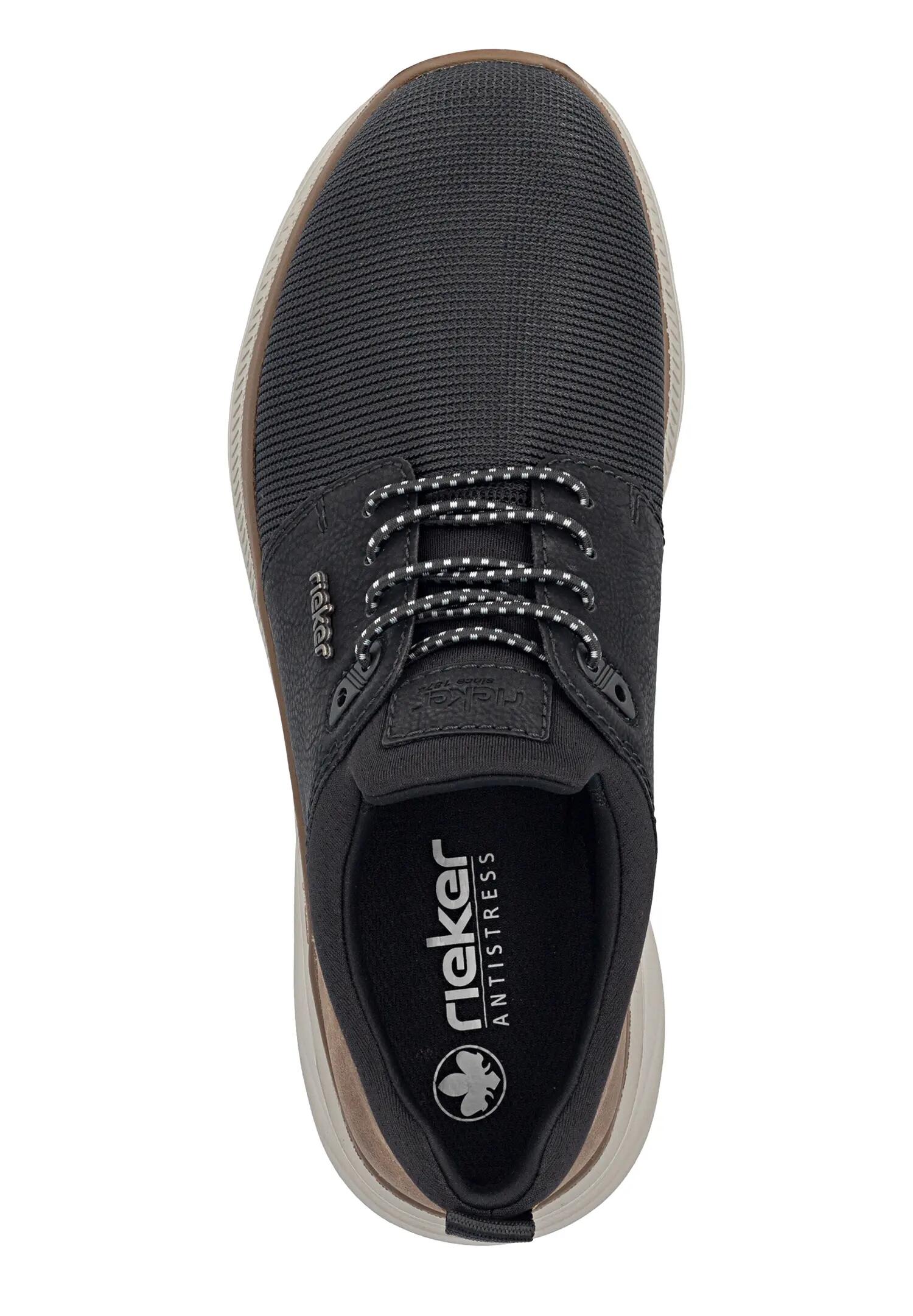Rieker Herren B1850-00 Slipper Schwarz 3/7