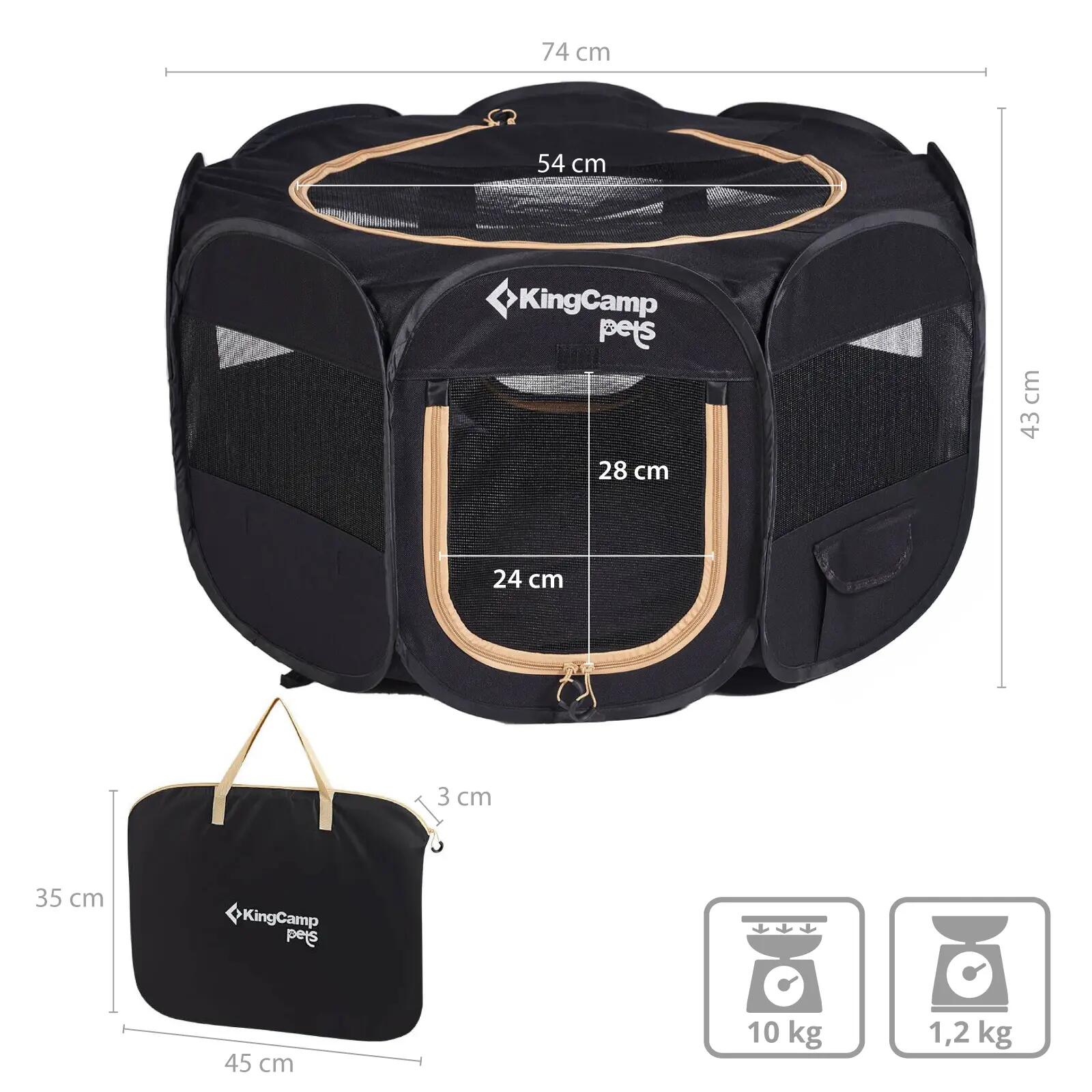 Animaux de compagnie Chiens Parc Pop Up Chiots Boîte Pliable Outdoor 74x74cm 2/7