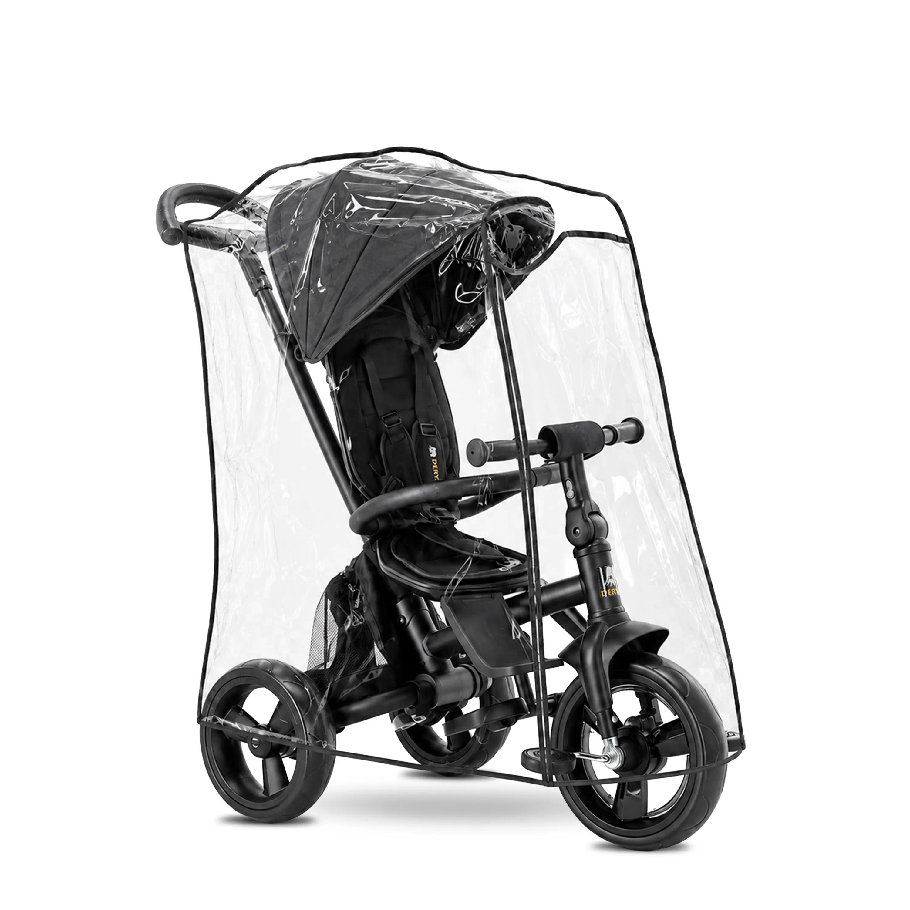 Deryan Housse de Pluie Universelle pour Tricycle - Protège de la Pluie 1/5