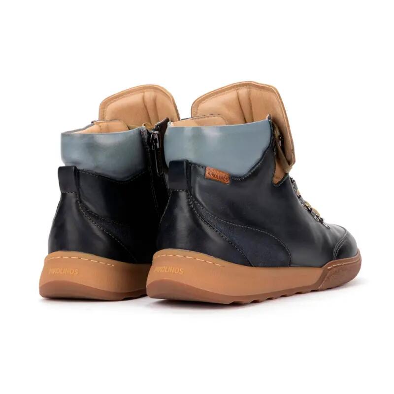 Botines Planos Mujer Pikolinos W7c-8582 Azul 2/3