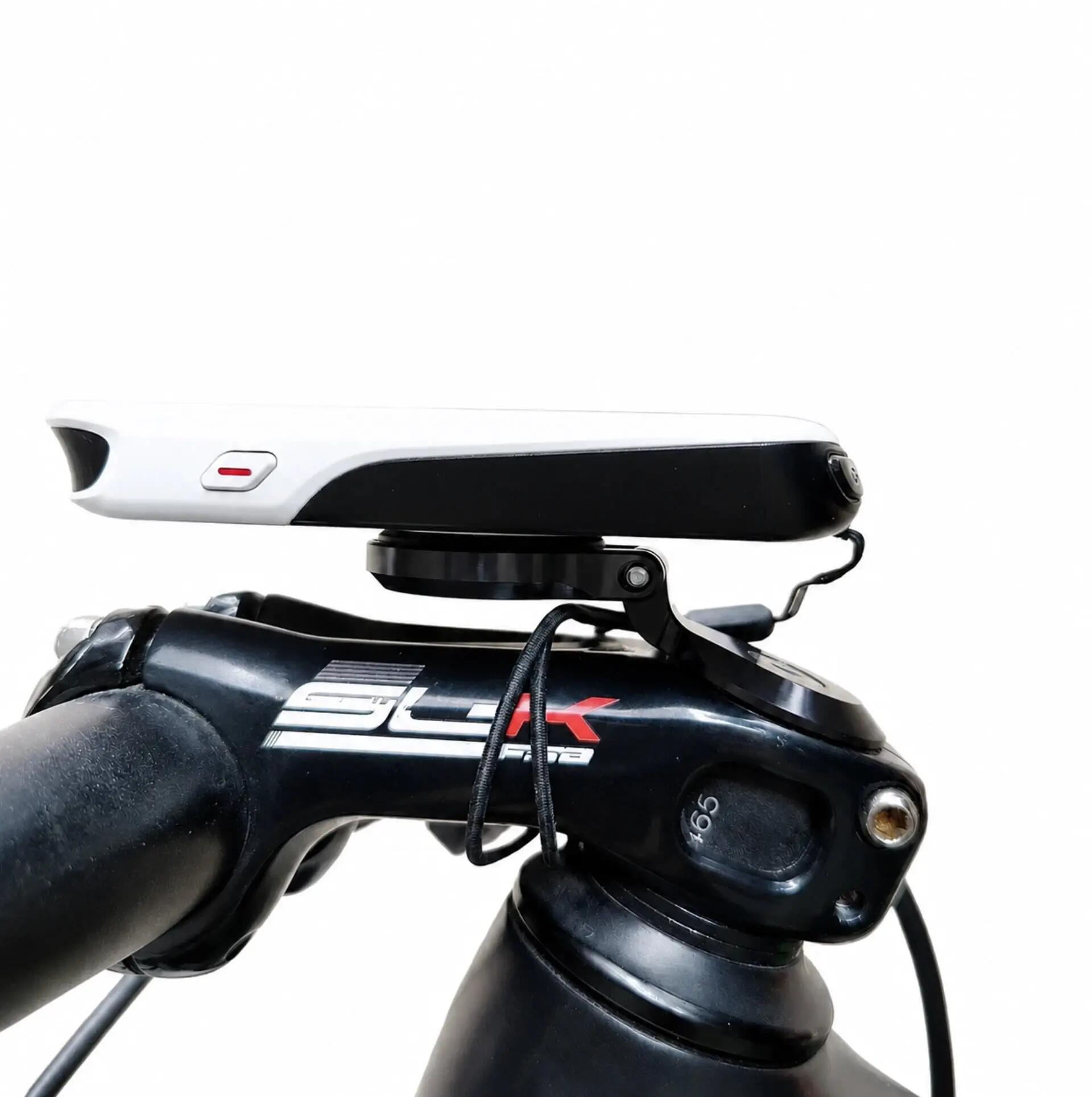 Fietscomputer houder CNC aluminium - compatibel met Garmin, Wahoo, Bryton 2/4