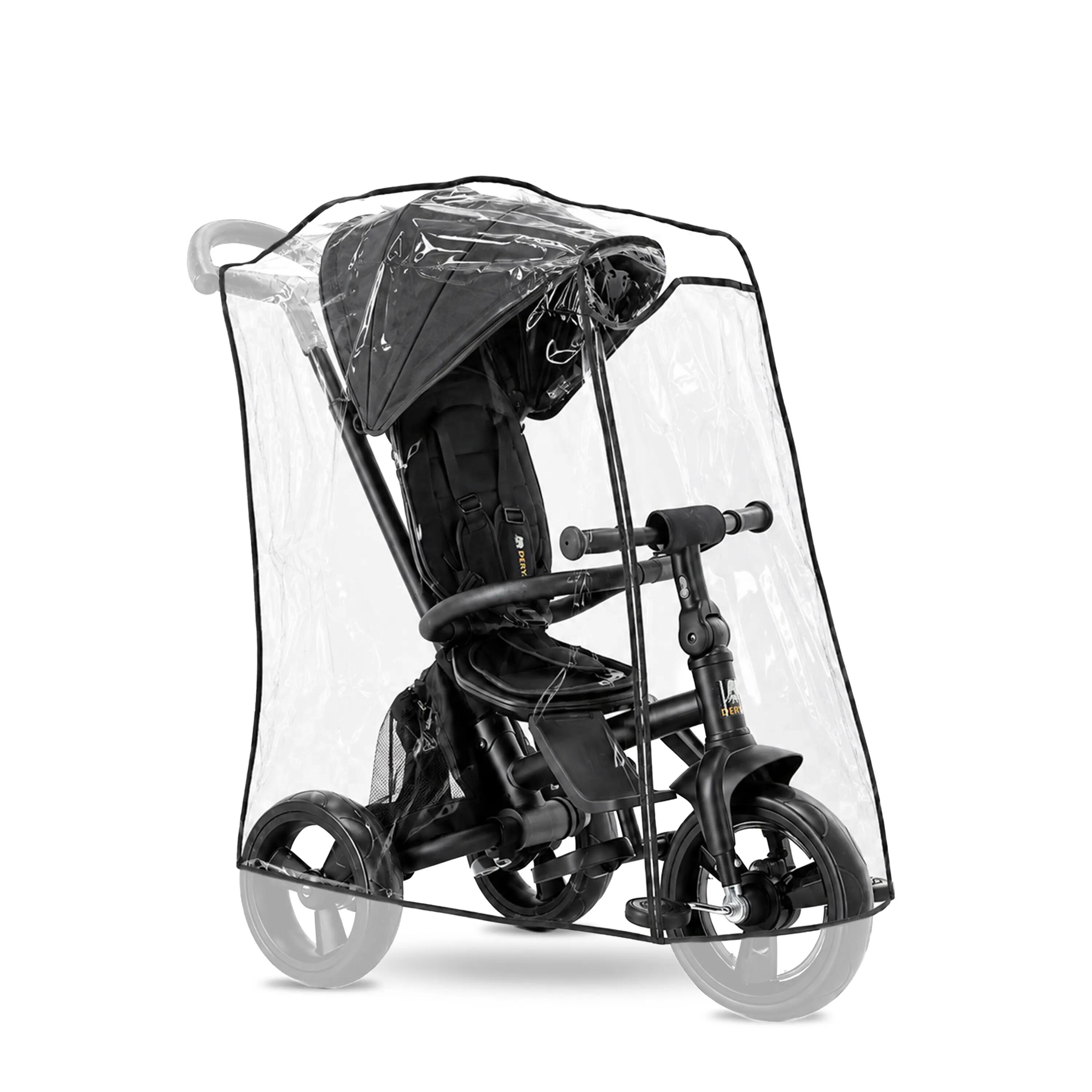 Deryan Housse de Pluie Universelle pour Tricycle - Protège de la Pluie 2/5