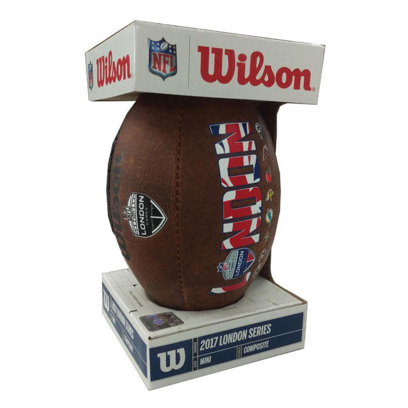 Wilson WTF1529IDISG NFL LG Throwback Mini w/Display