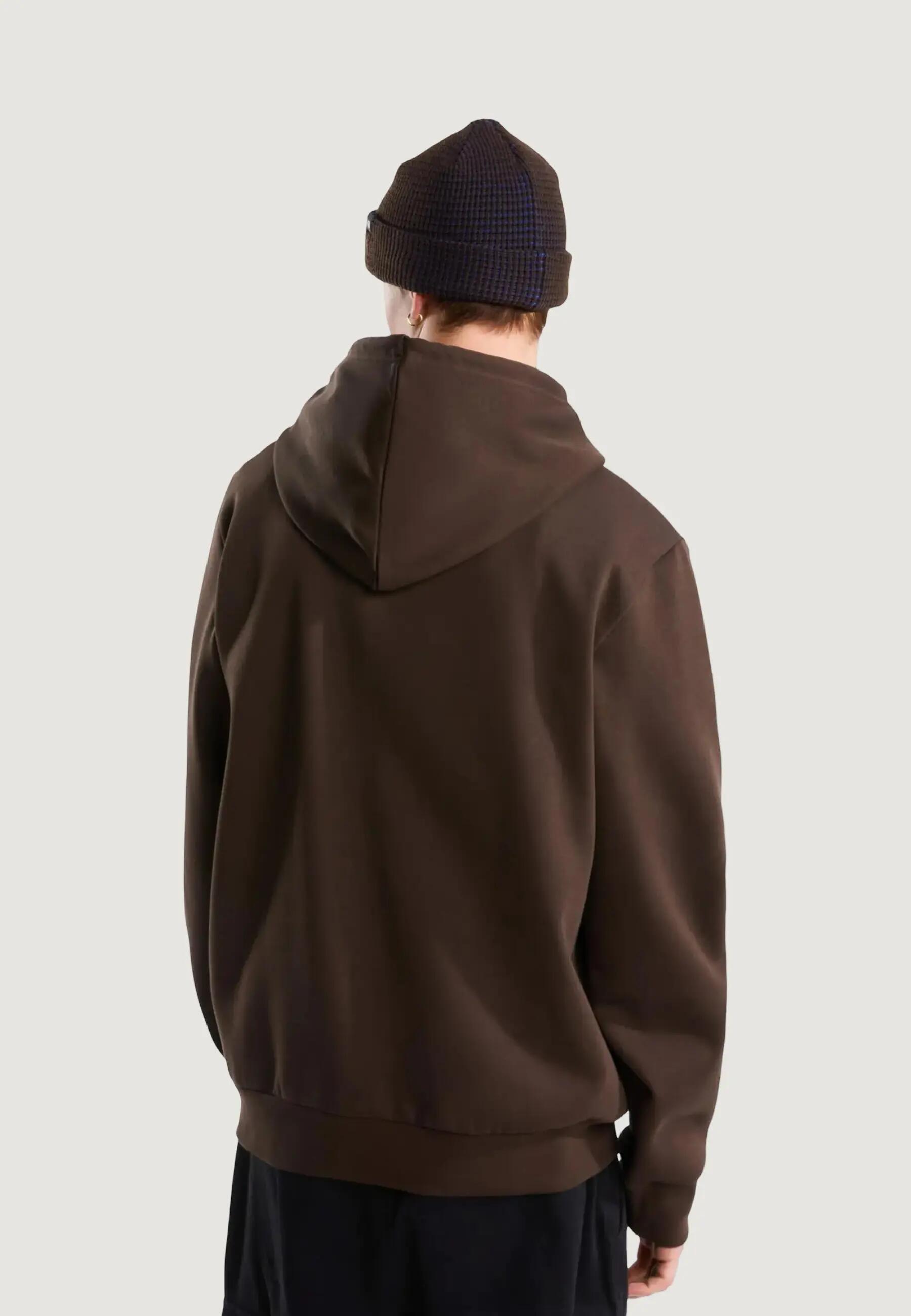 Sweater M EVO SD REG HOODIE HEREN Bruin 4/5