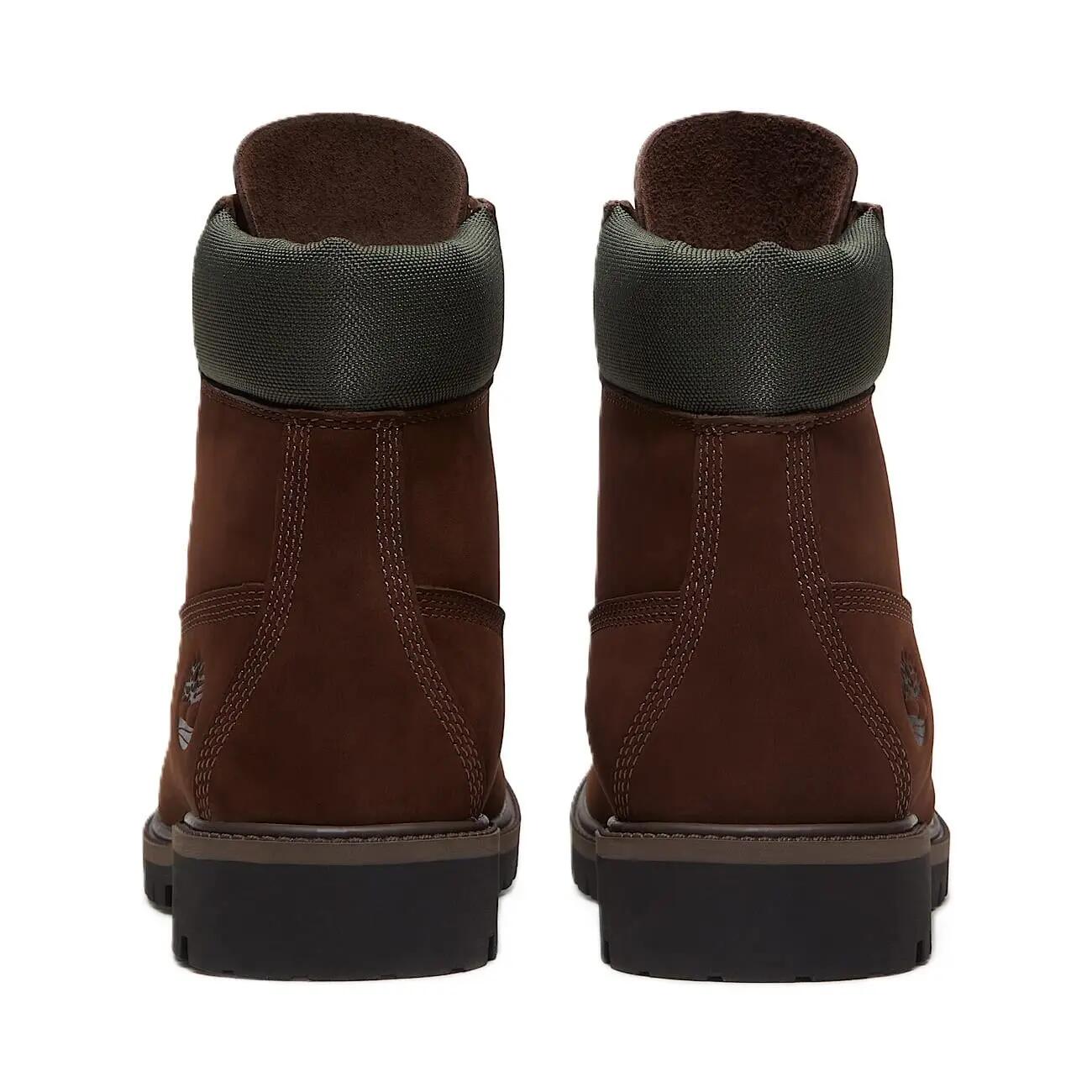 Timberland Heritage 6 Inch Waterproof Leather Men's Dark Brown Boots 6/6