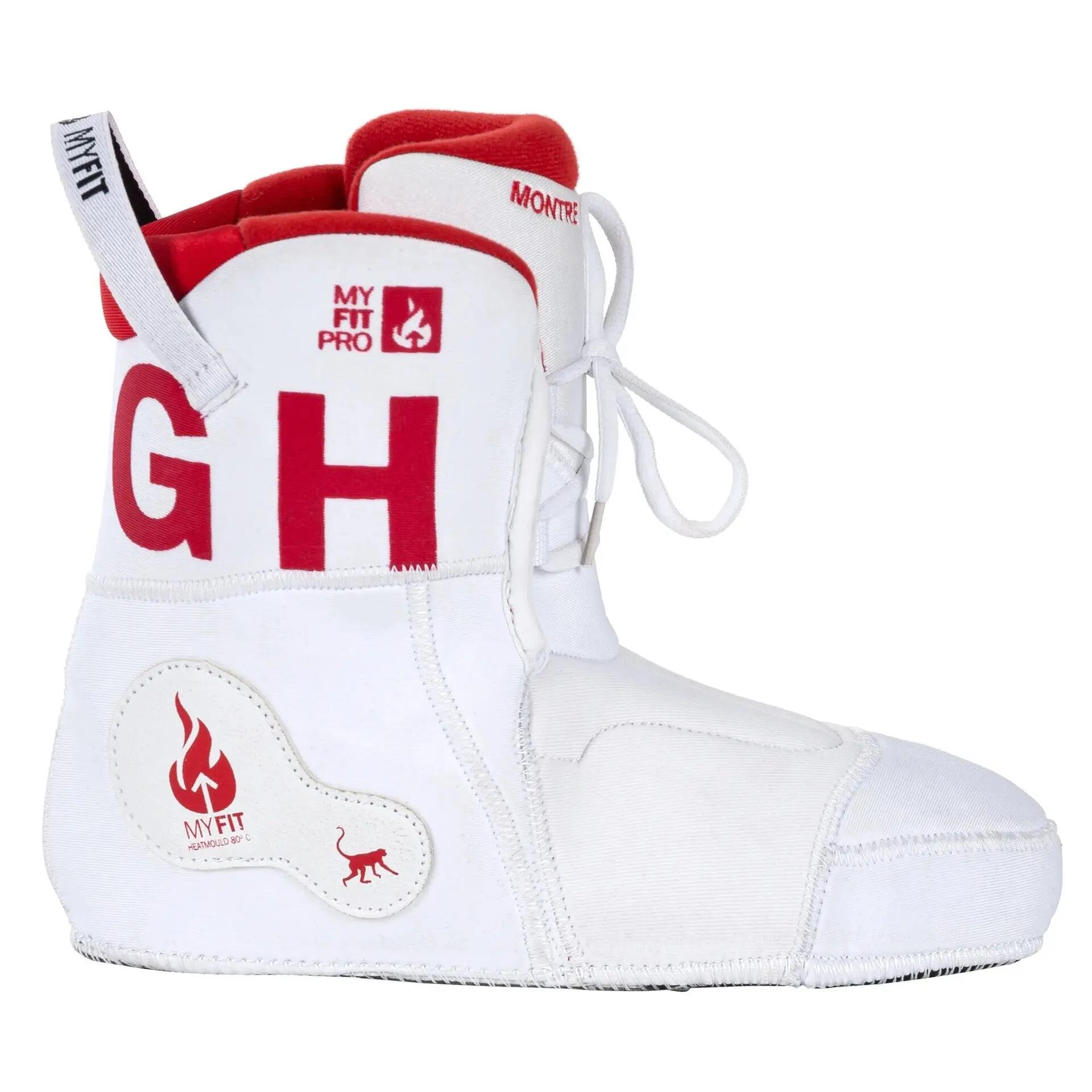 POWERSLIDE Chaussons MYFIT FAT BOY LIVINGSTON Blanc Rouge [x2] 2/6