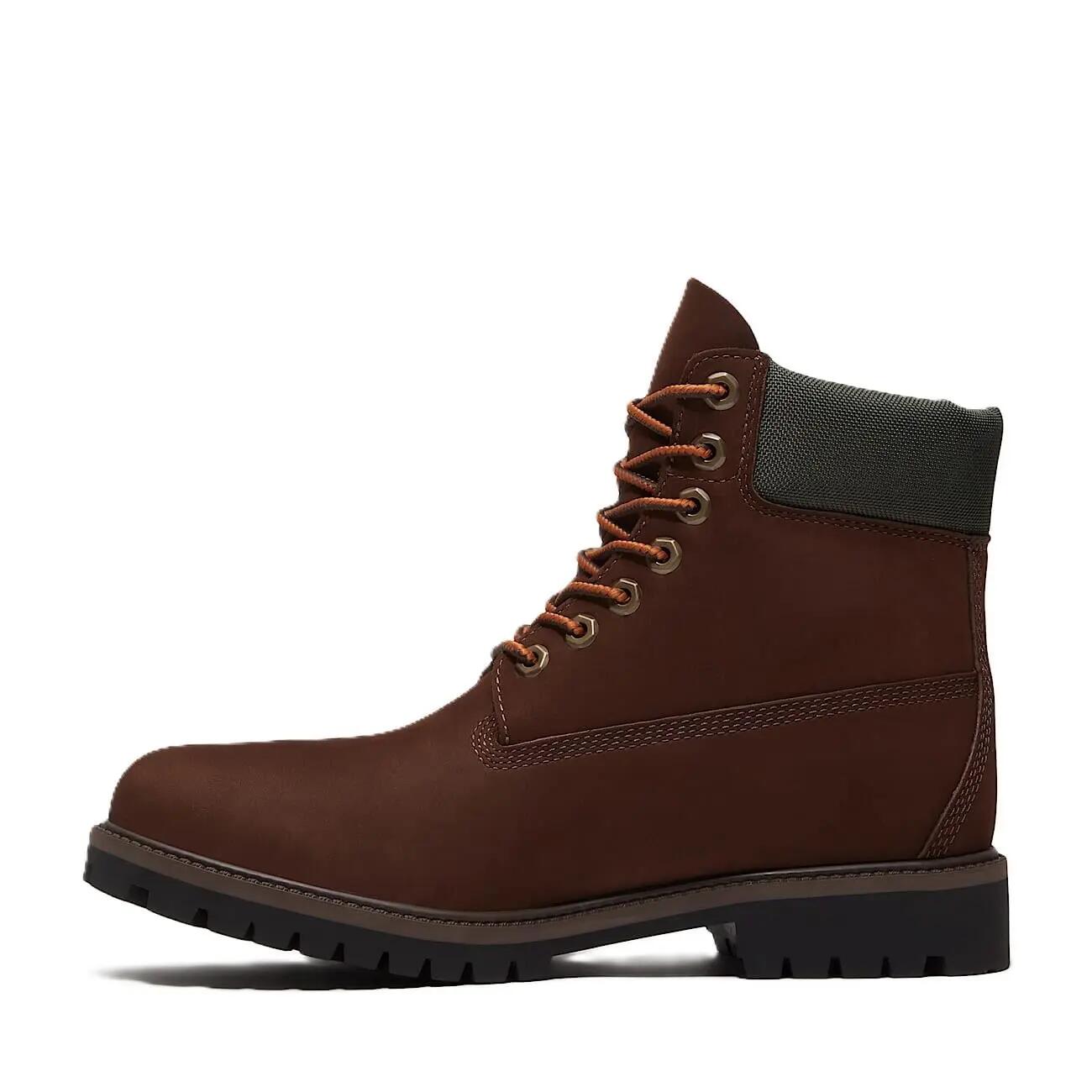 Timberland Heritage 6 Inch Waterproof Leather Men's Dark Brown Boots 3/6