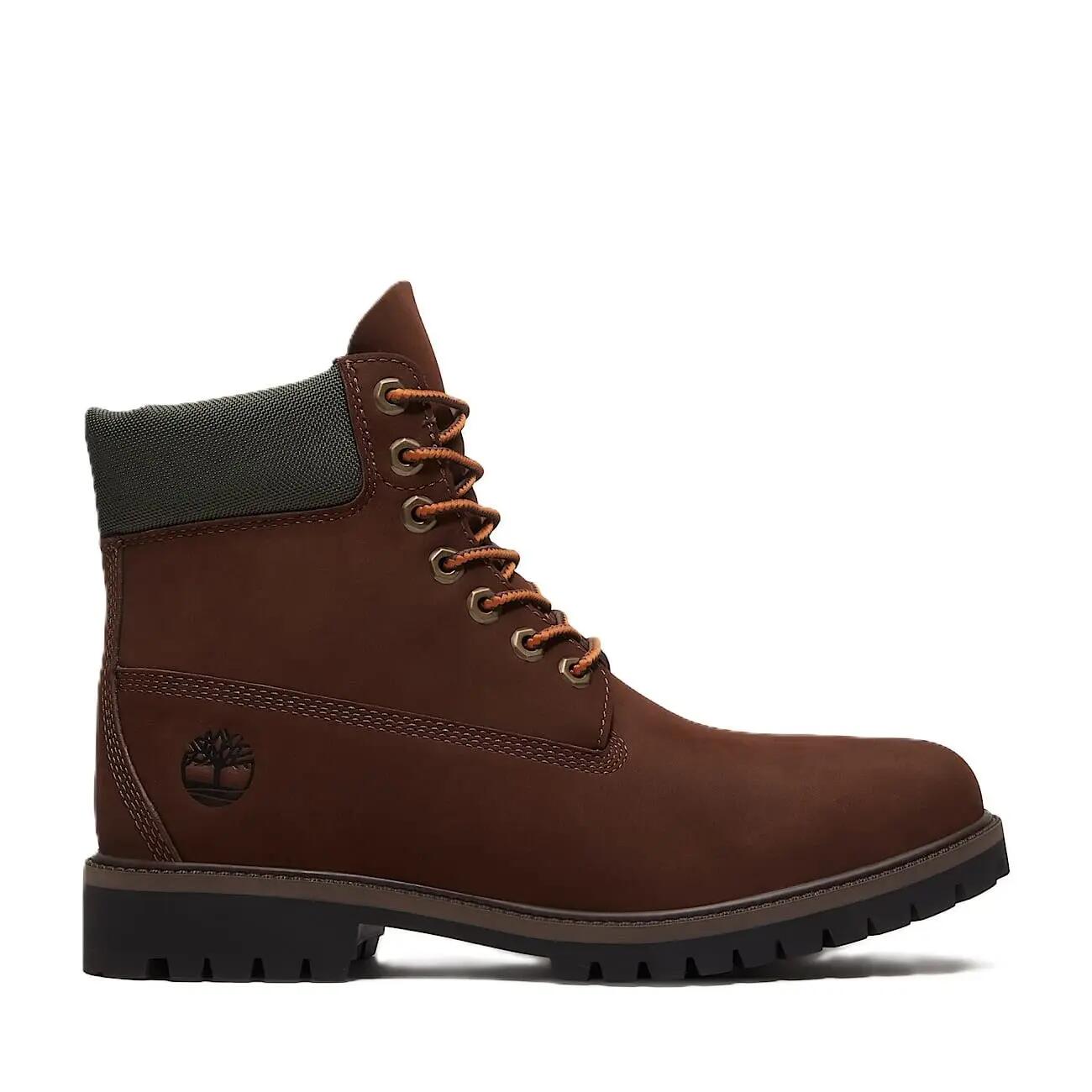 Timberland Heritage 6 Inch Waterproof Leather Men's Dark Brown Boots 2/6