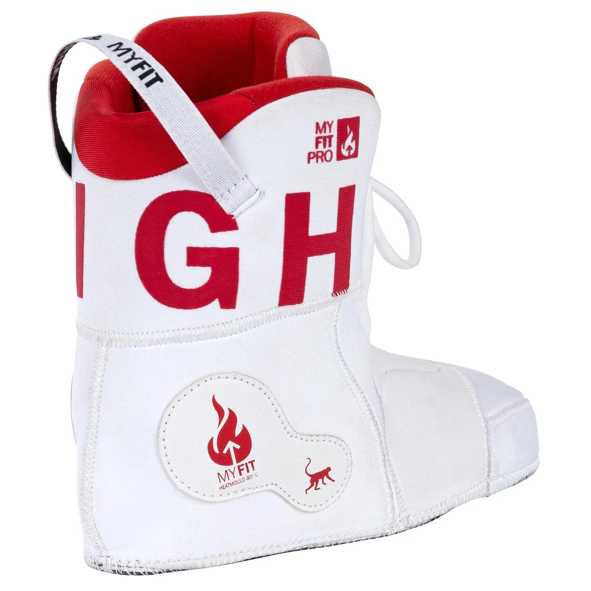 POWERSLIDE Chaussons MYFIT FAT BOY LIVINGSTON Blanc Rouge [x2] 3/6