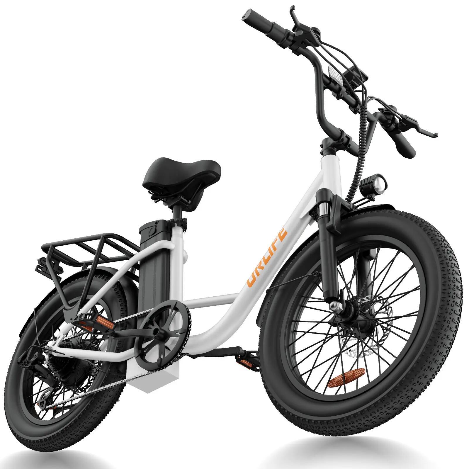Bicicleta elétrica para adultos URLIFE E20 bateria 48V 13Ah pneu de 20 polegadas 3/10