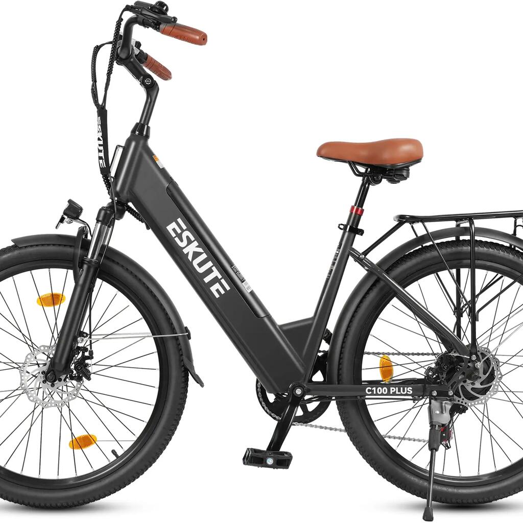 Градски електрически велосипед ESKUTE C100 Plus, батерия 36V 13Ah, гуми 26"