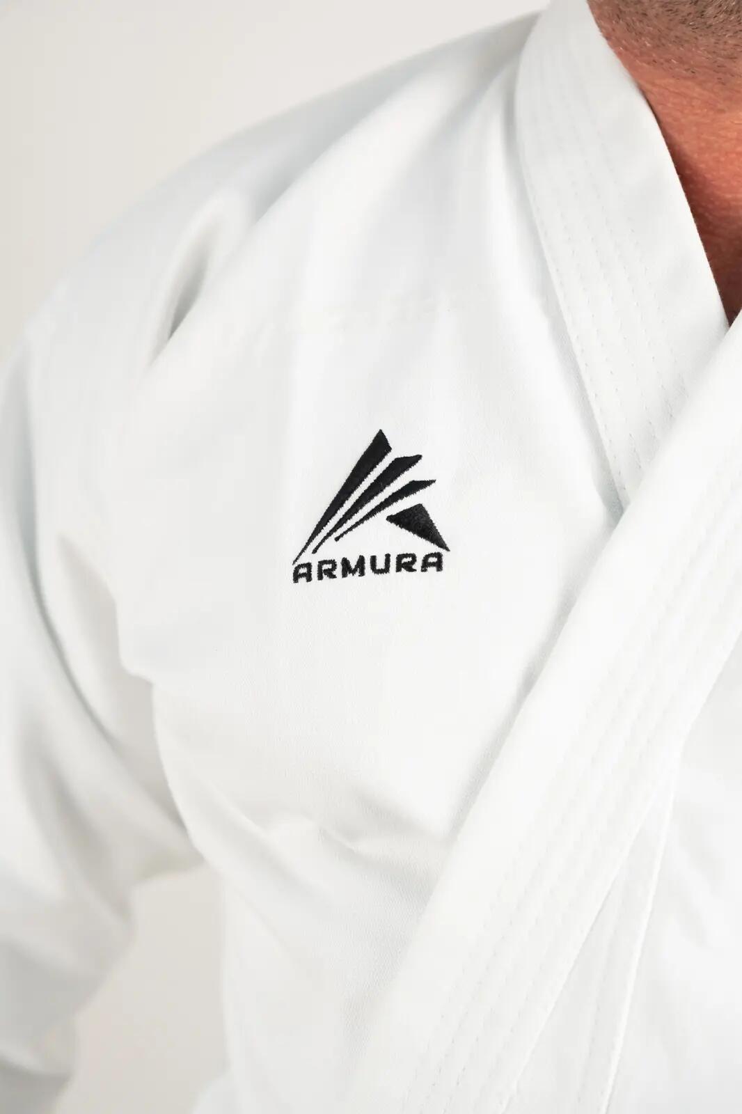 Kimono Karate ARMURA Kata Alb - Aprobat Oficial WUKF 4/6