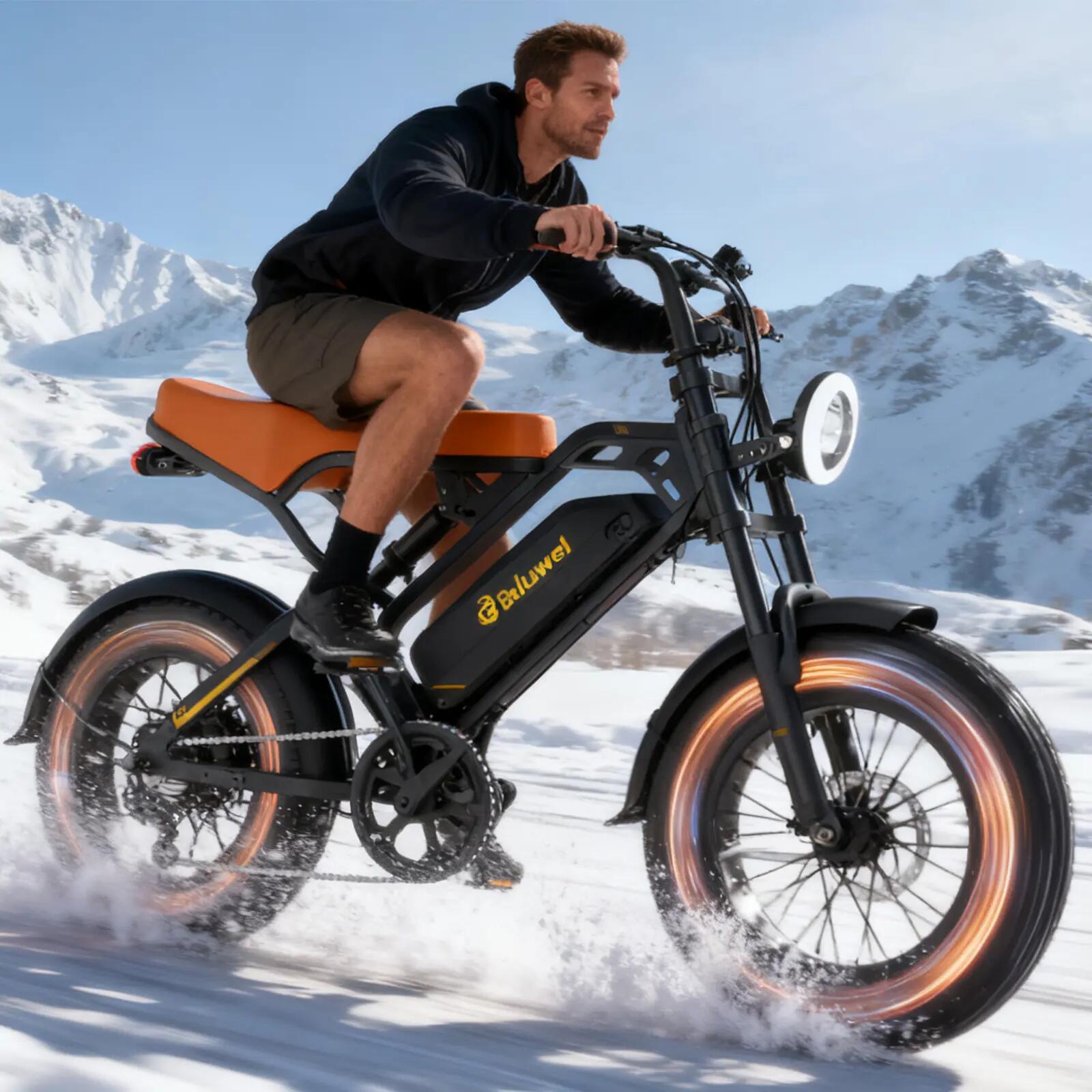 Vélo électrique pour adulte Bodywel M16, batterie 48V 15,6Ah 7/12