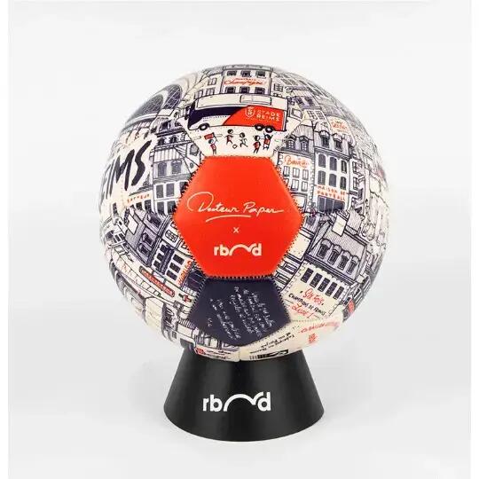 Ballon de football Rebond Stade de Reims x Docteur Paper 3/3
