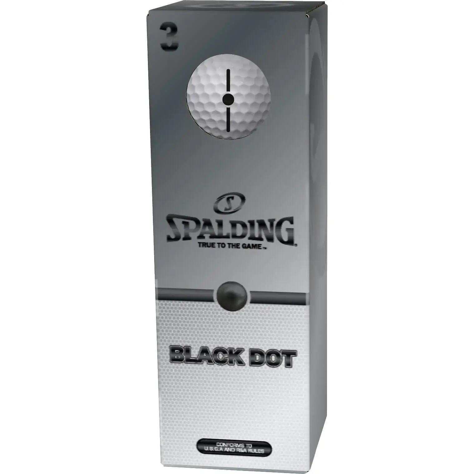 Golfballen Spalding Black Dot (x15) 3/3