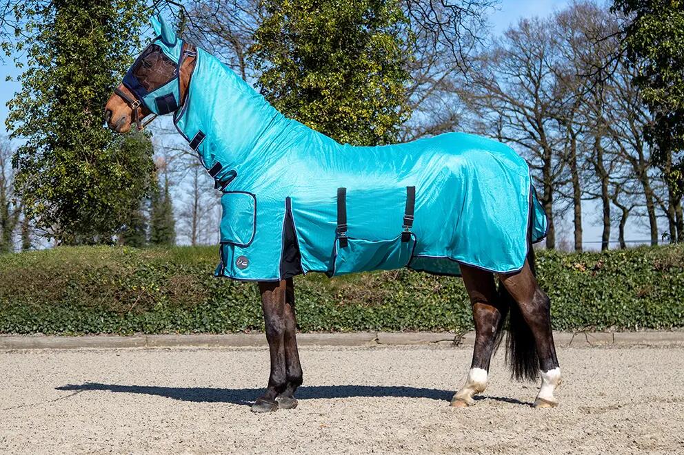 Couverture anti-mouches pour cheval avec couvre-cou HKM Lissabon- Style 3/6