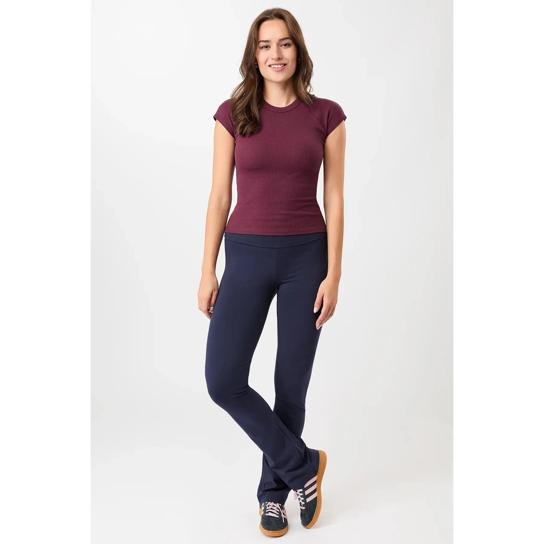 T-shirt côtelé coupe slim femme Mandala 4/4