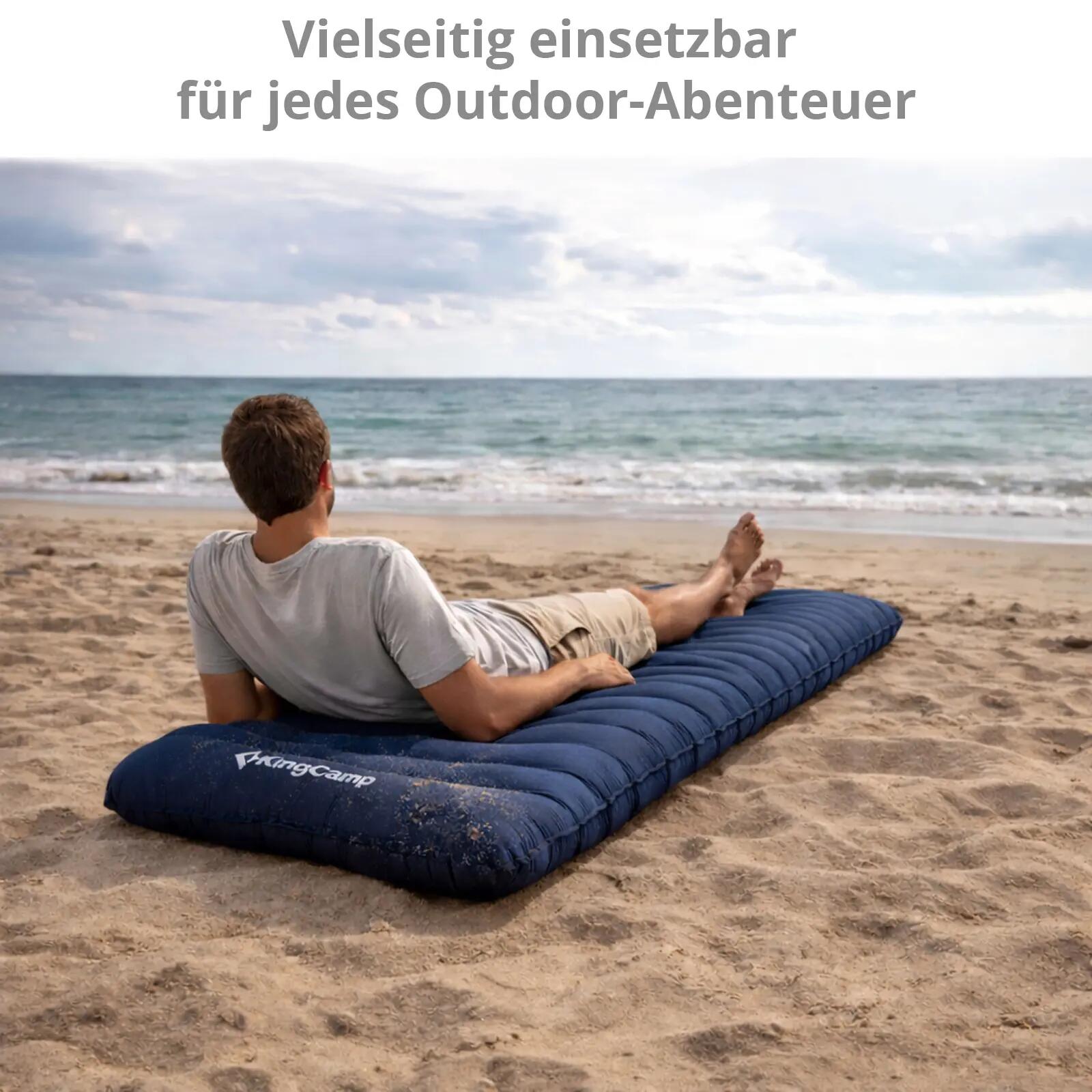 Verhoogde camping matras Trekking luchtbed Camping luchtbed Lichtgewicht 1,2 kg 7/7