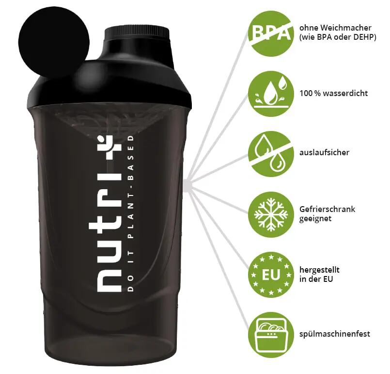 Shaker Nutri+ (black-smoked) - 600 ml 2/2