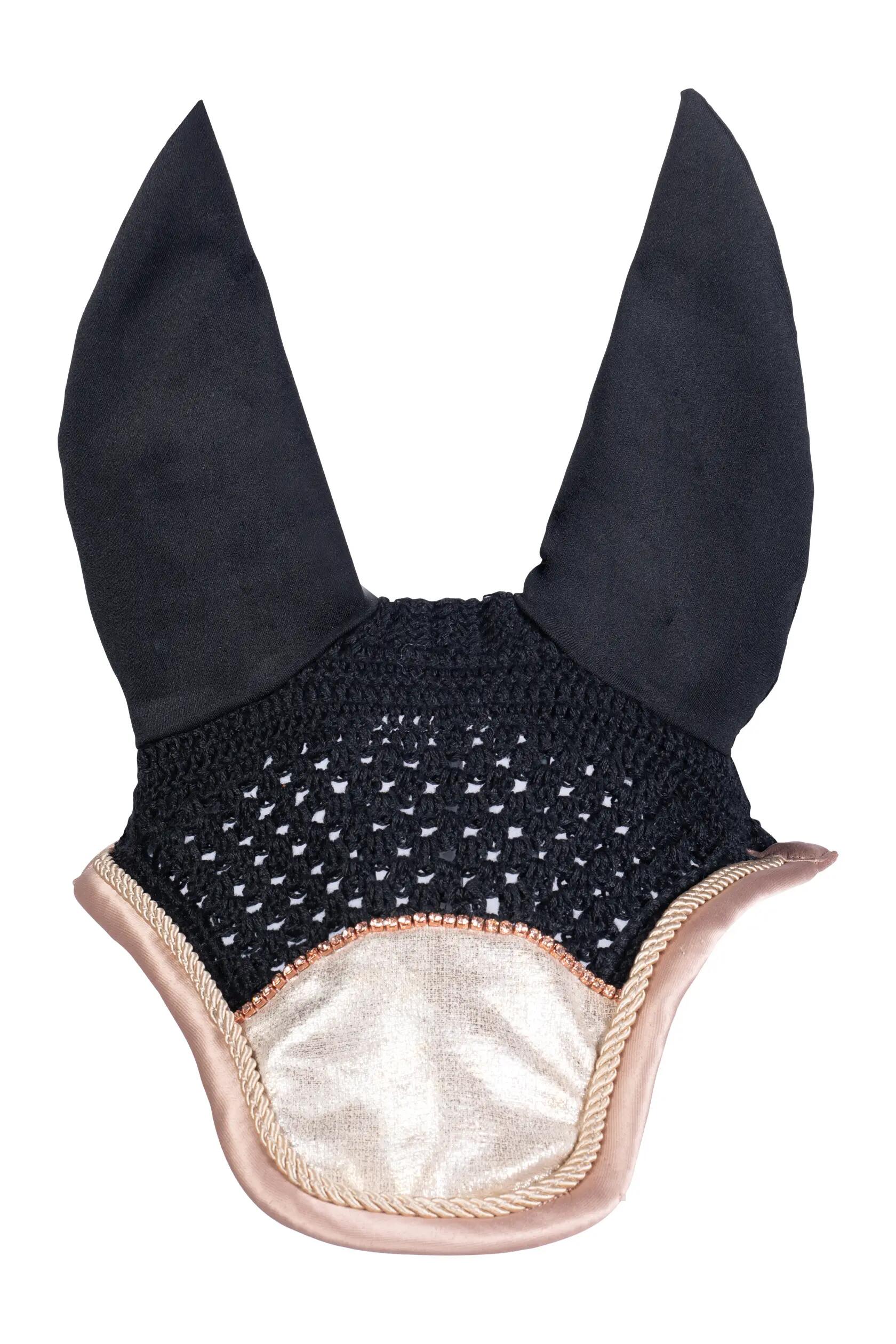 Korte hoed voor paarden HKM Rosegold Glitter 3/5