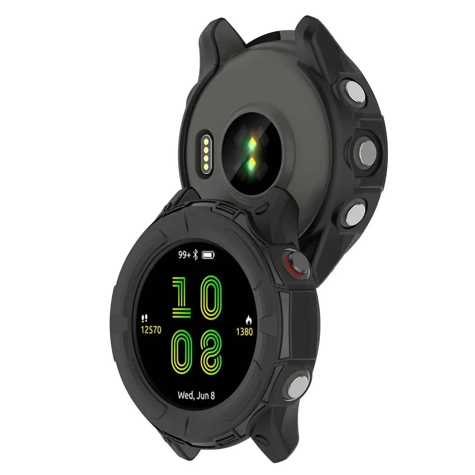 Pack protezione orologio Garmin Forerunner 265 - cover TPU + 2 pellicole idrogel 4/5