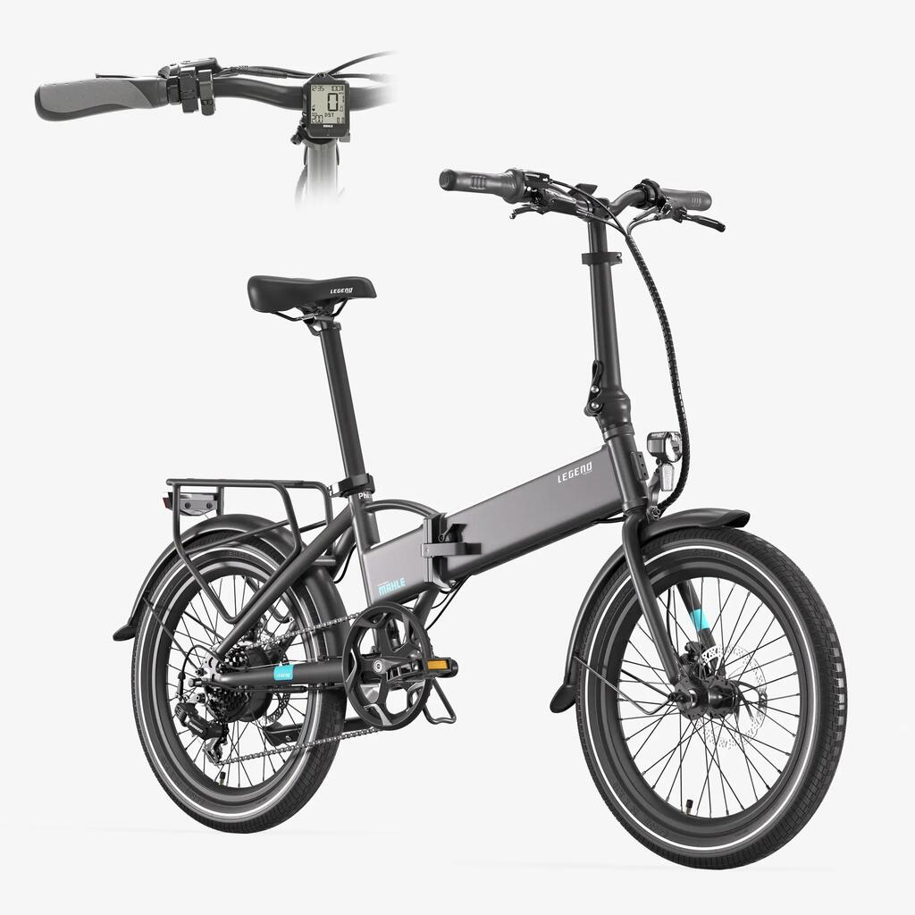 Monza Folding Electric Bike 20" + Display · 19.5 kg · 3-Yr Warranty · 100 km