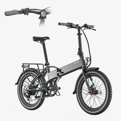 Monza elektrische vouwfiets 20" + display · 19,5 kg · 3 jaar garantie · 100 km